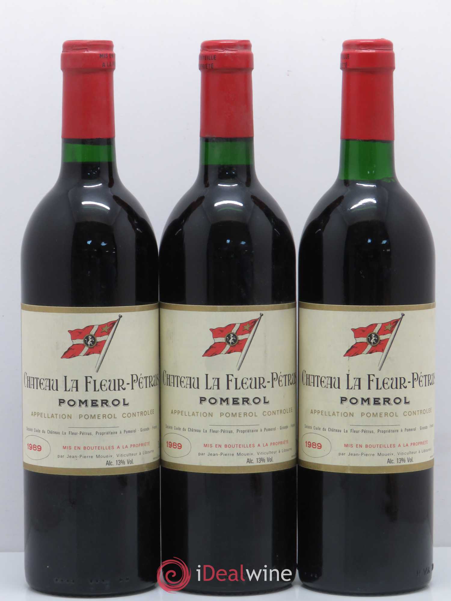 Château la Fleur Petrus 1989 - Lot de 3 bouteilles - 0