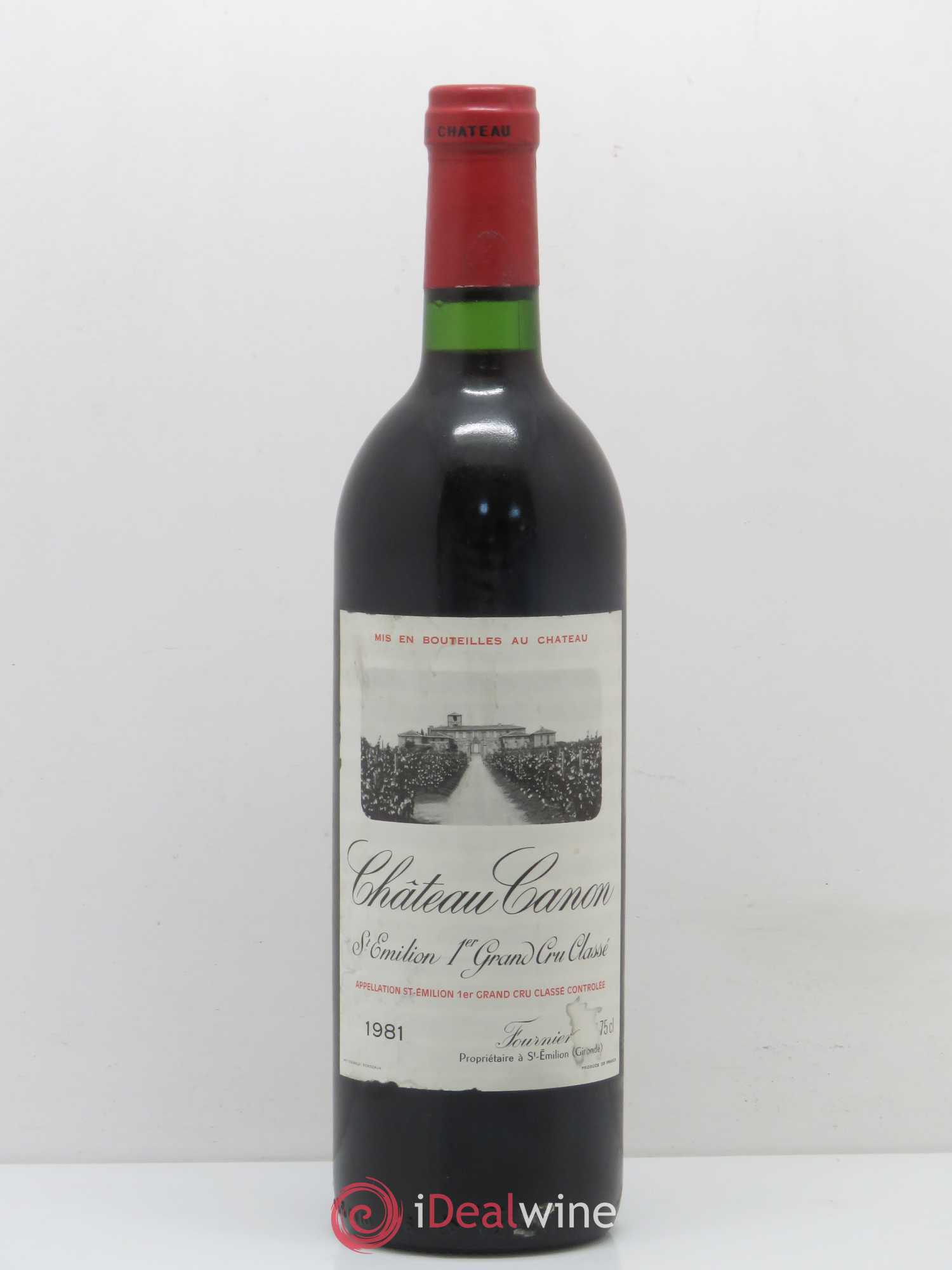 Château Canon 1er Grand Cru Classé B 1981 - Lot de 1 bouteille - 0