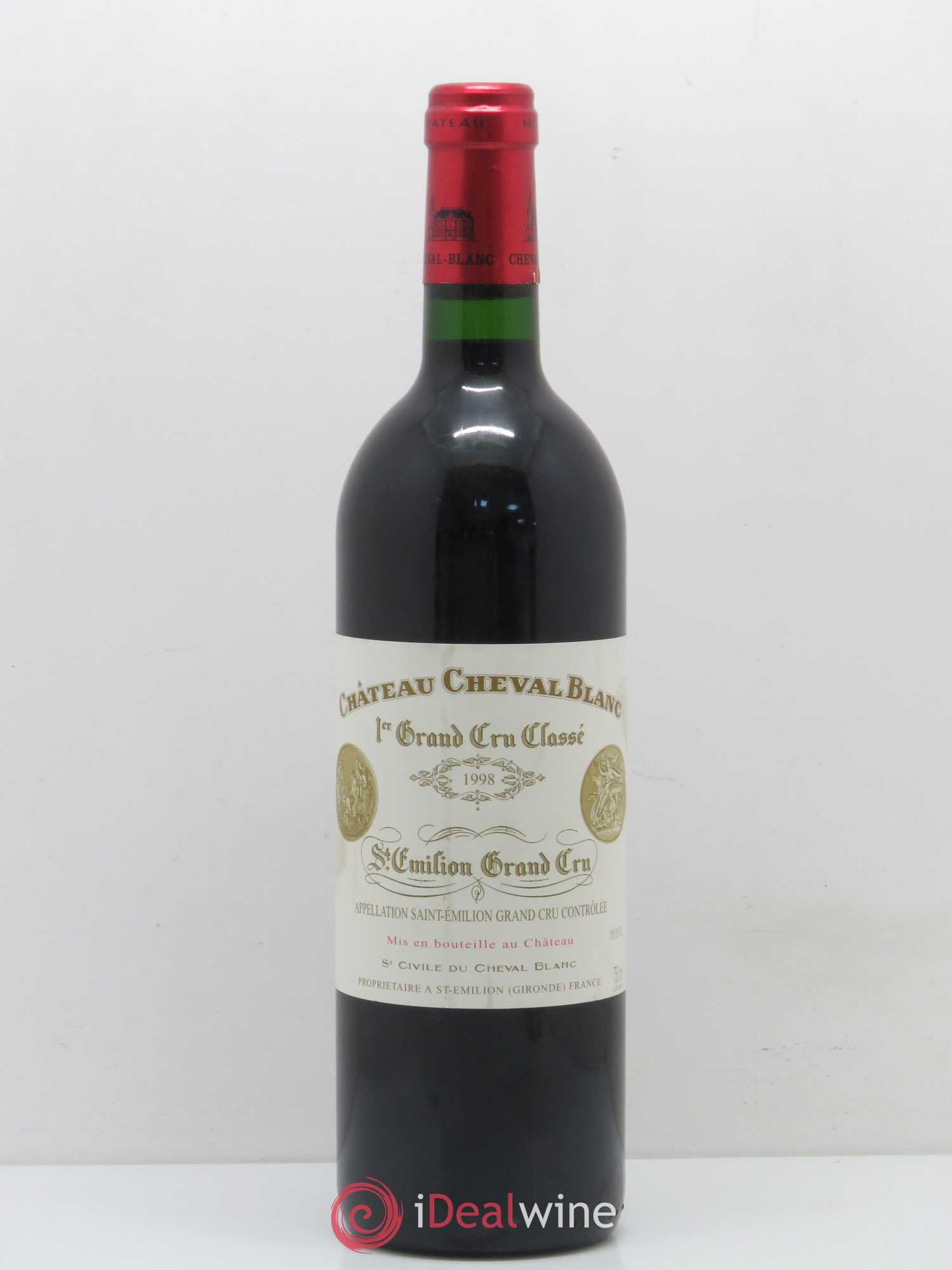 Château Cheval Blanc 1er Grand Cru Classé A 1998 - Lot de 1 bouteille - 0