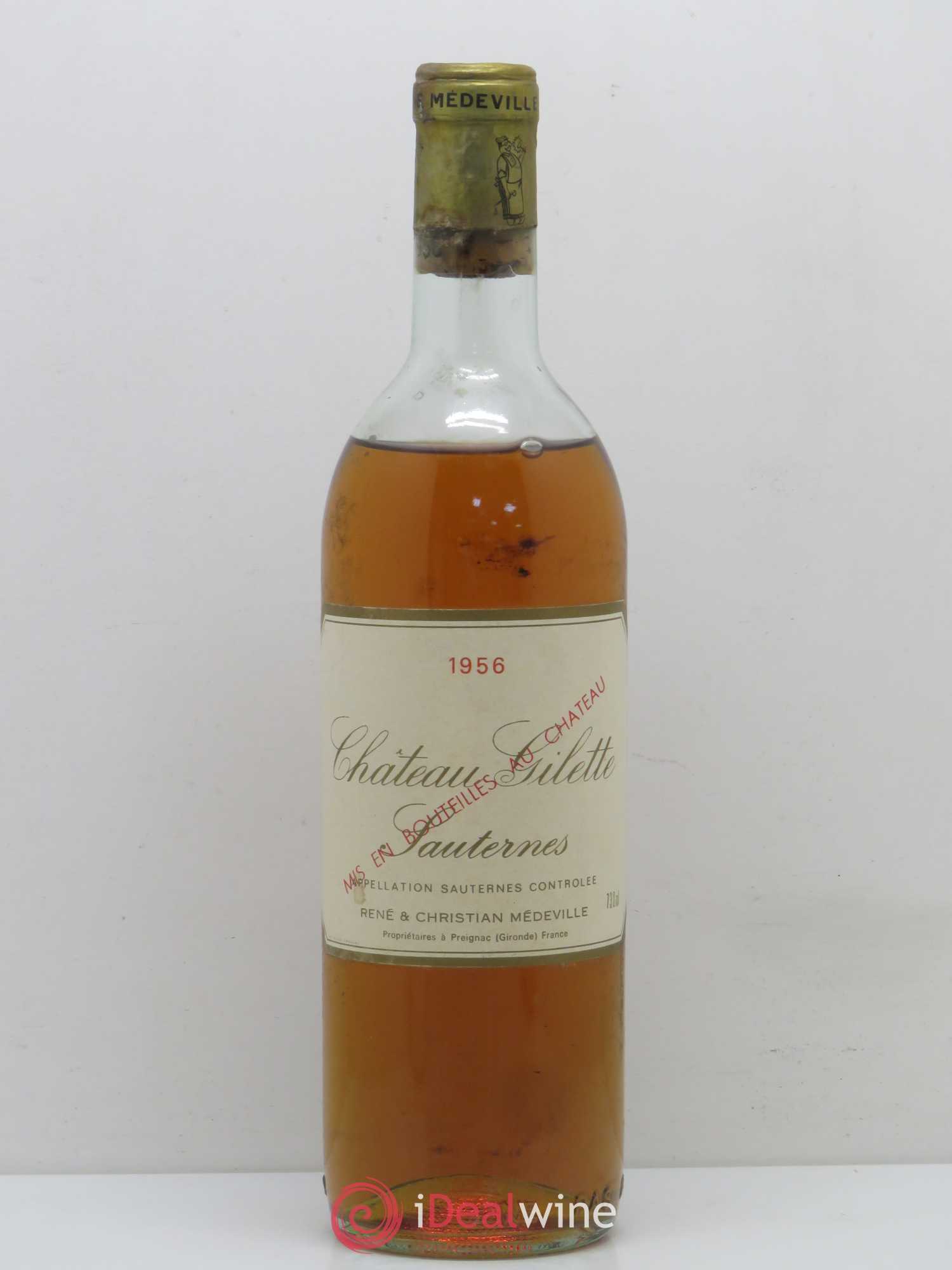 Château Gilette 1956 - Lotto di 1 bottiglia - 0