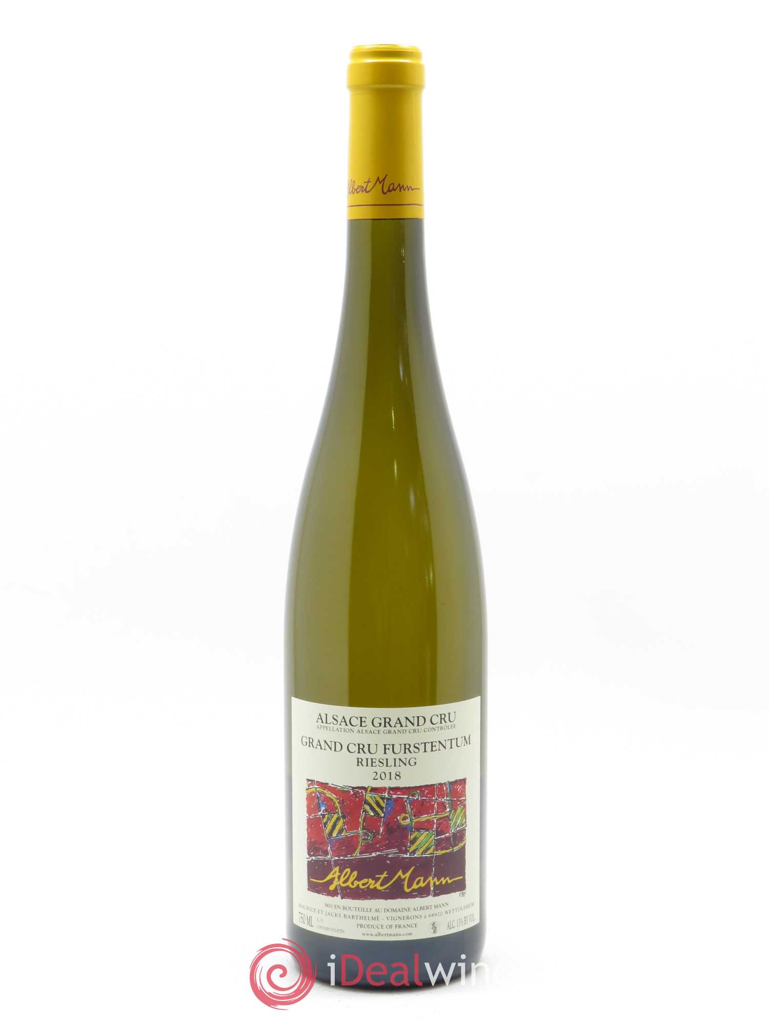 Alsace Riesling Grand Cru Furstentum Albert Mann 2018 - Lot de 1 bouteille - 0