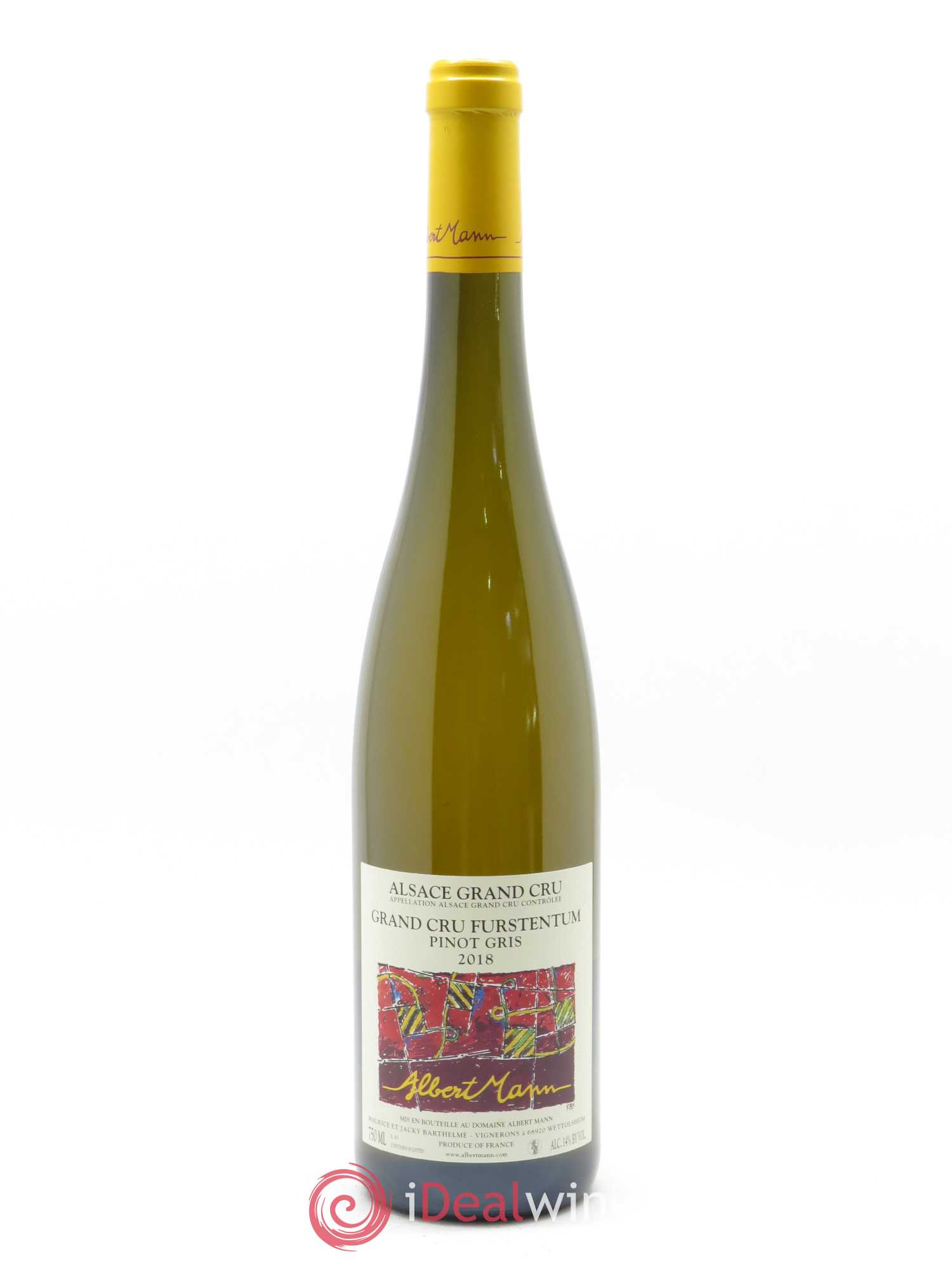 Alsace Pinot Gris Grand Cru Furstentum Albert Mann 2018 - Lot of 1 bottle - 0