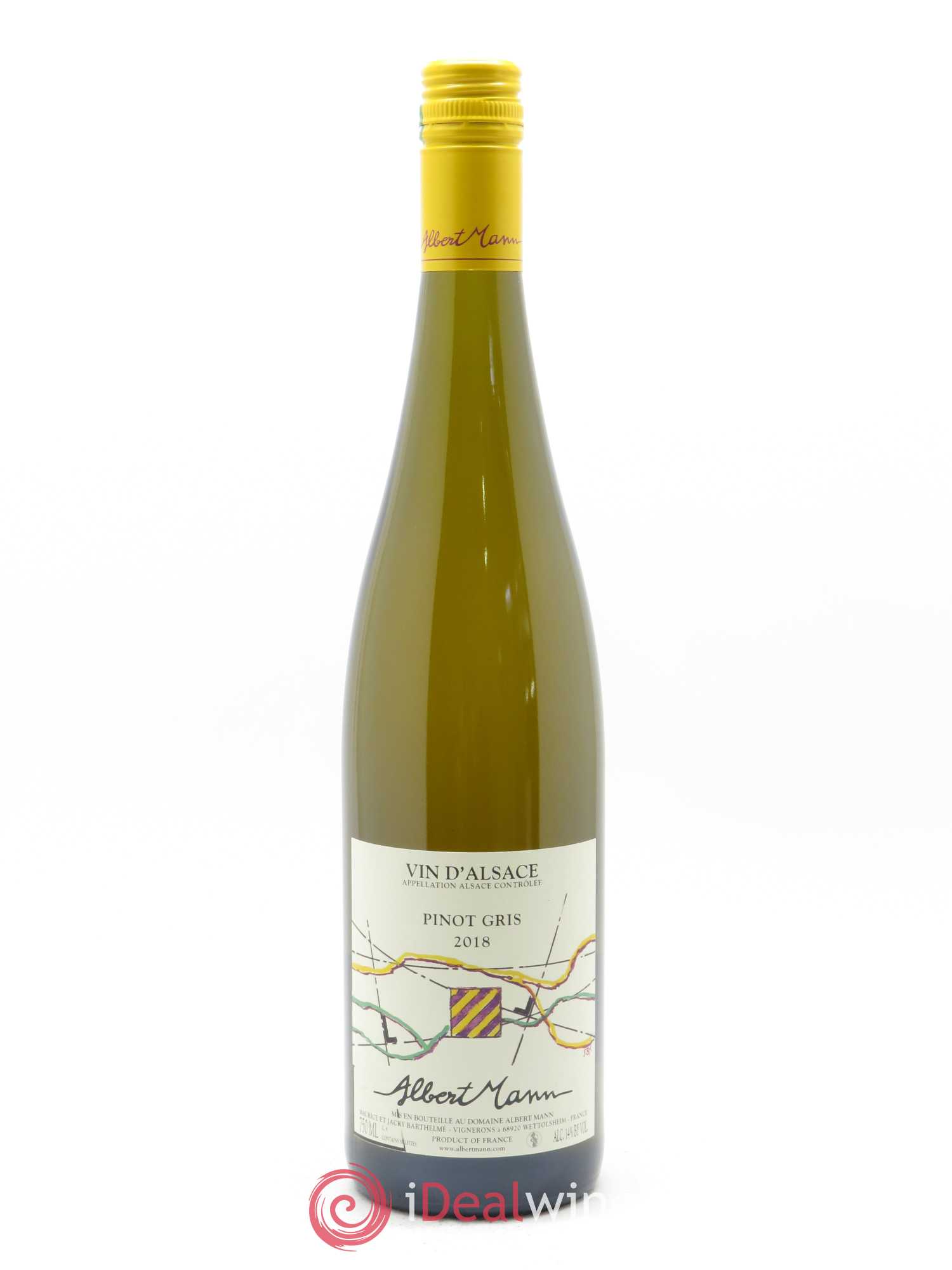 Alsace Pinot Gris Albert Mann 2018 - Lot de 1 bouteille - 0