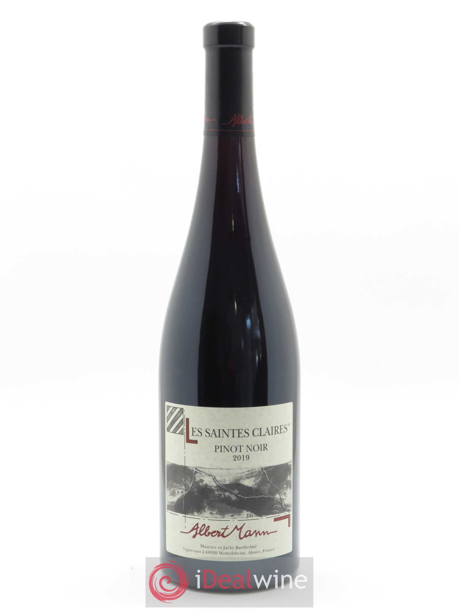 Alsace Pinot Noir Les Saintes Claires Albert Mann 2019 - Lot de 1 bouteille - 0