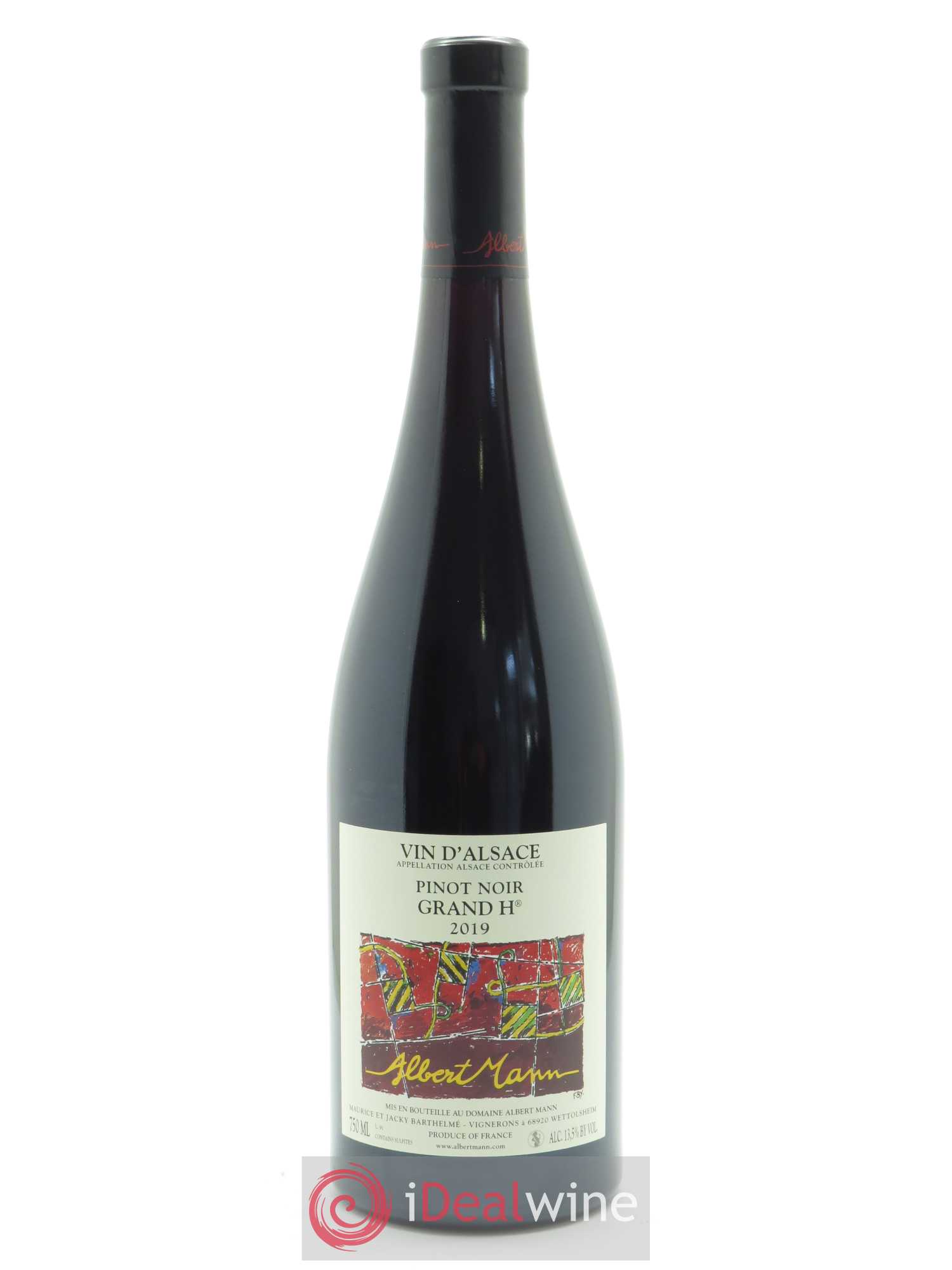 Alsace Pinot Noir Grand Cru Hengst Grand H Albert Mann 2019 - Lot de 1 bouteille - 0