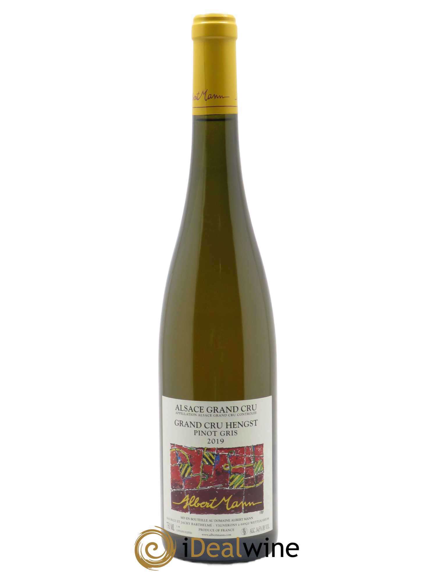 Alsace Pinot Gris Grand Cru Hengst Albert Mann 2019 - Lot de 1 bouteille - 0