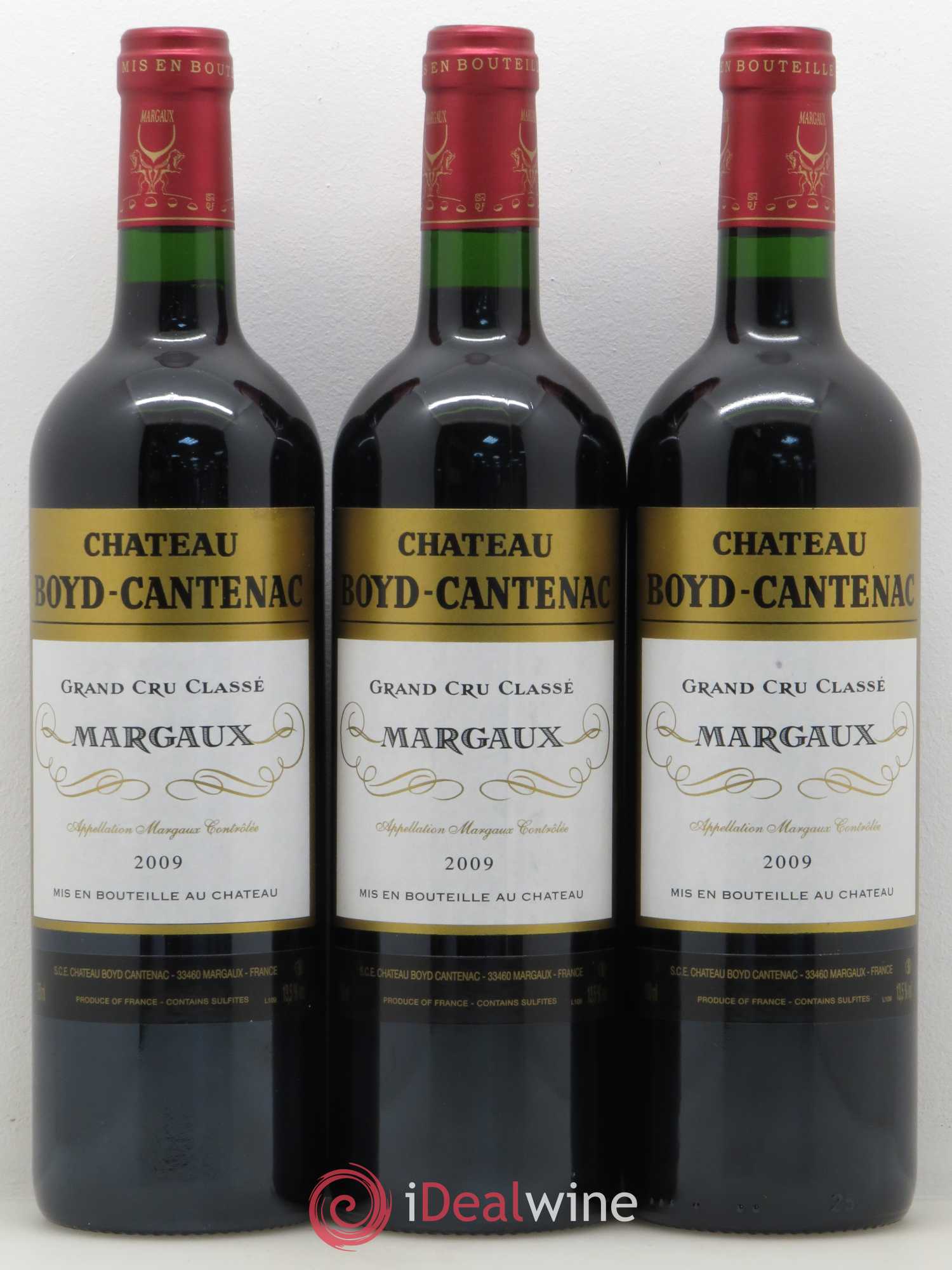 Château Boyd Cantenac 3ème Grand Cru Classé 2009 - Lot de 6 bouteilles - 1
