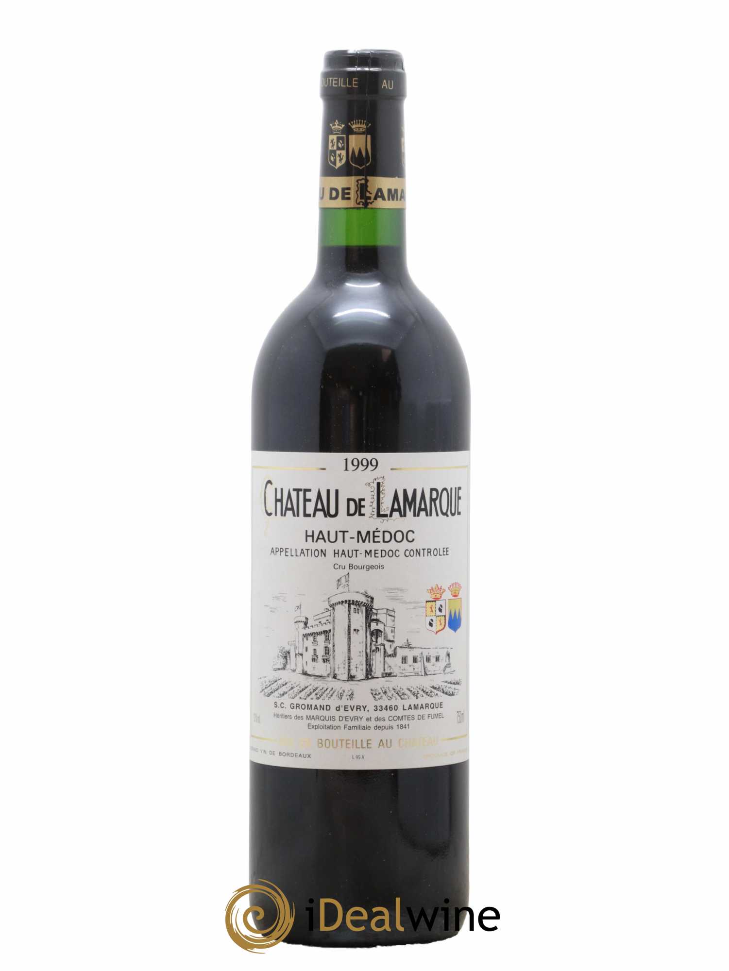 Château de Lamarque Cru Bourgeois 1999 - Lot de 1 bouteille - 0