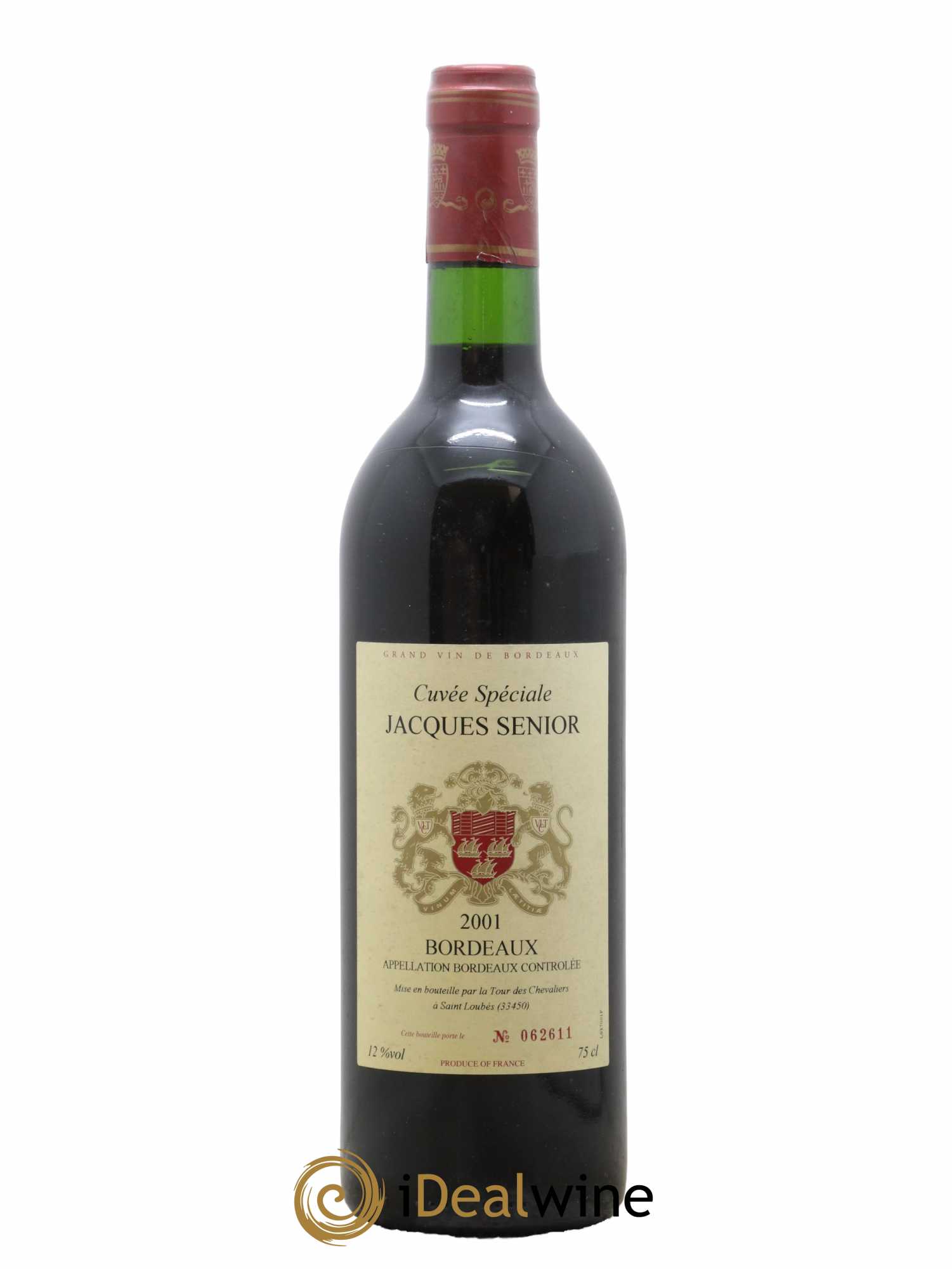 Bordeaux Cuvee Speciale Jacques Senior La Tour Des Chevaliers 2001 - Posten von 1 Flasche - 0