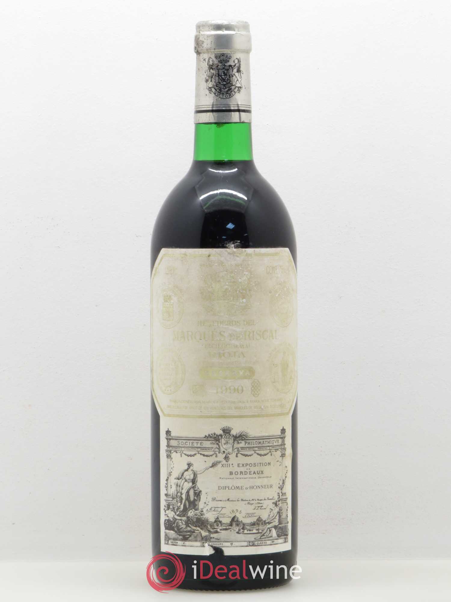 Rioja DOCA Reserva Marqués de Riscal 1990 - Lotto di 1 bottiglia - 0