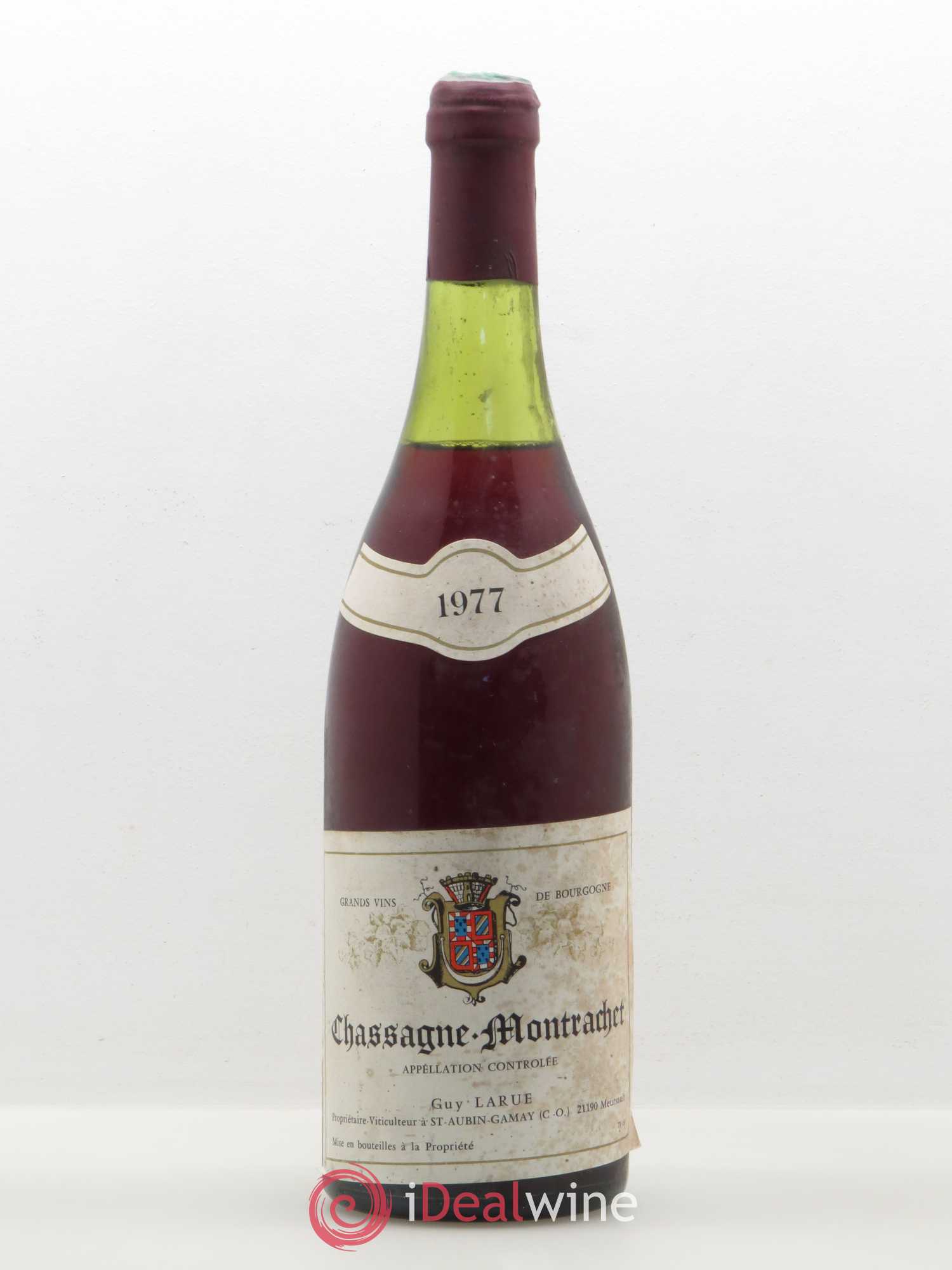 Chassagne-Montrachet Guy Larue 1977 - Lot de 1 bouteille - 0
