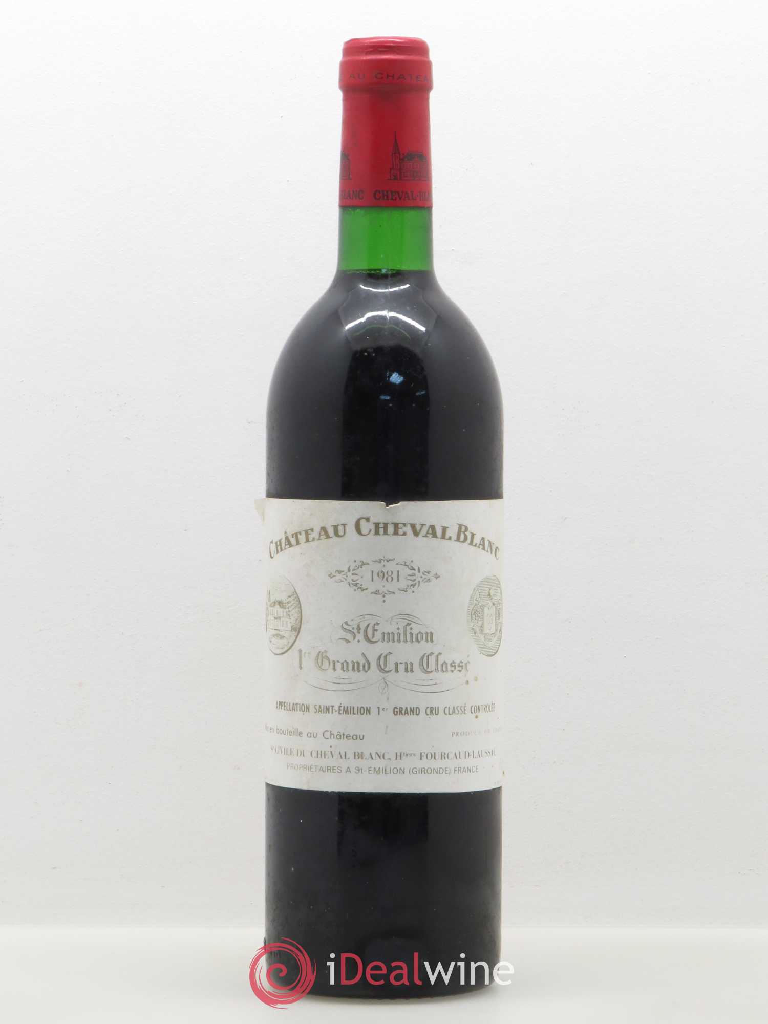 Château Cheval Blanc 1er Grand Cru Classé A 1981 - Lot de 1 bouteille - 0