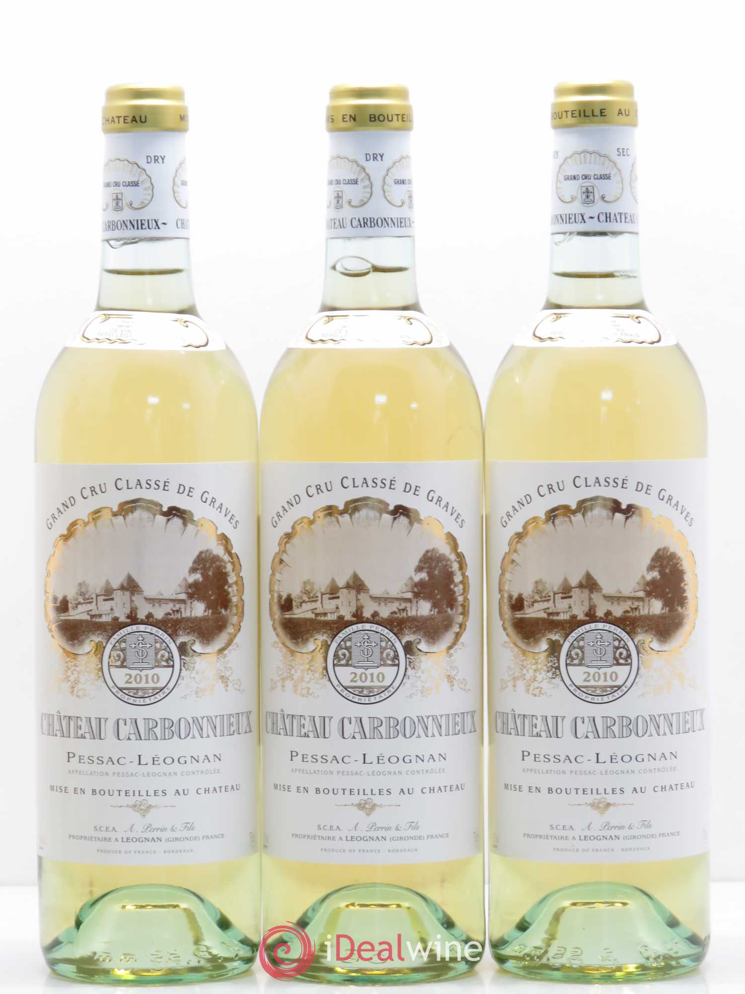 Château Carbonnieux Cru Classé de Graves 2010 - Lot de 6 bouteilles - 1