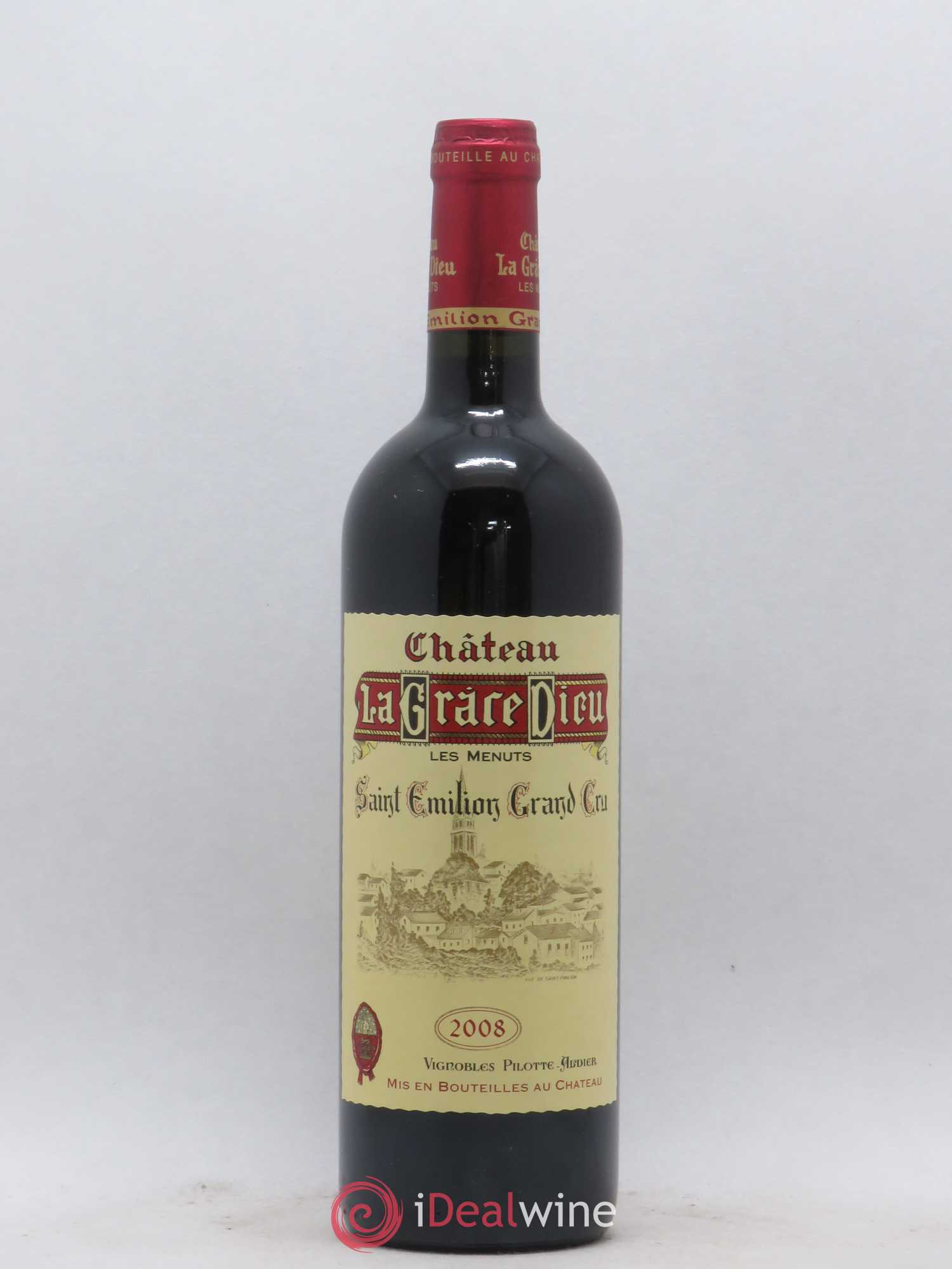 Château la Grâce Dieu les Menuts 2008 - Lot de 1 bouteille - 0