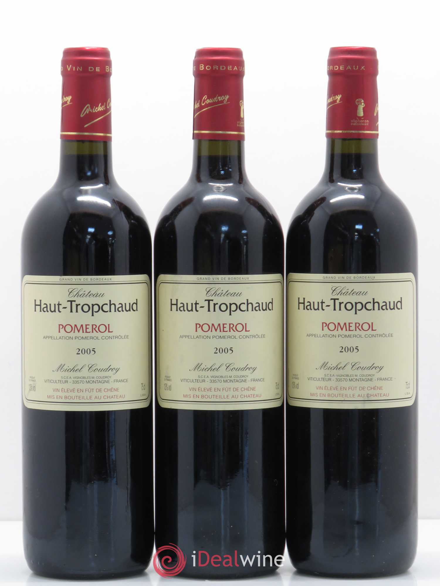 Château Haut Tropchaud 2005 - Lot de 3 bouteilles - 0