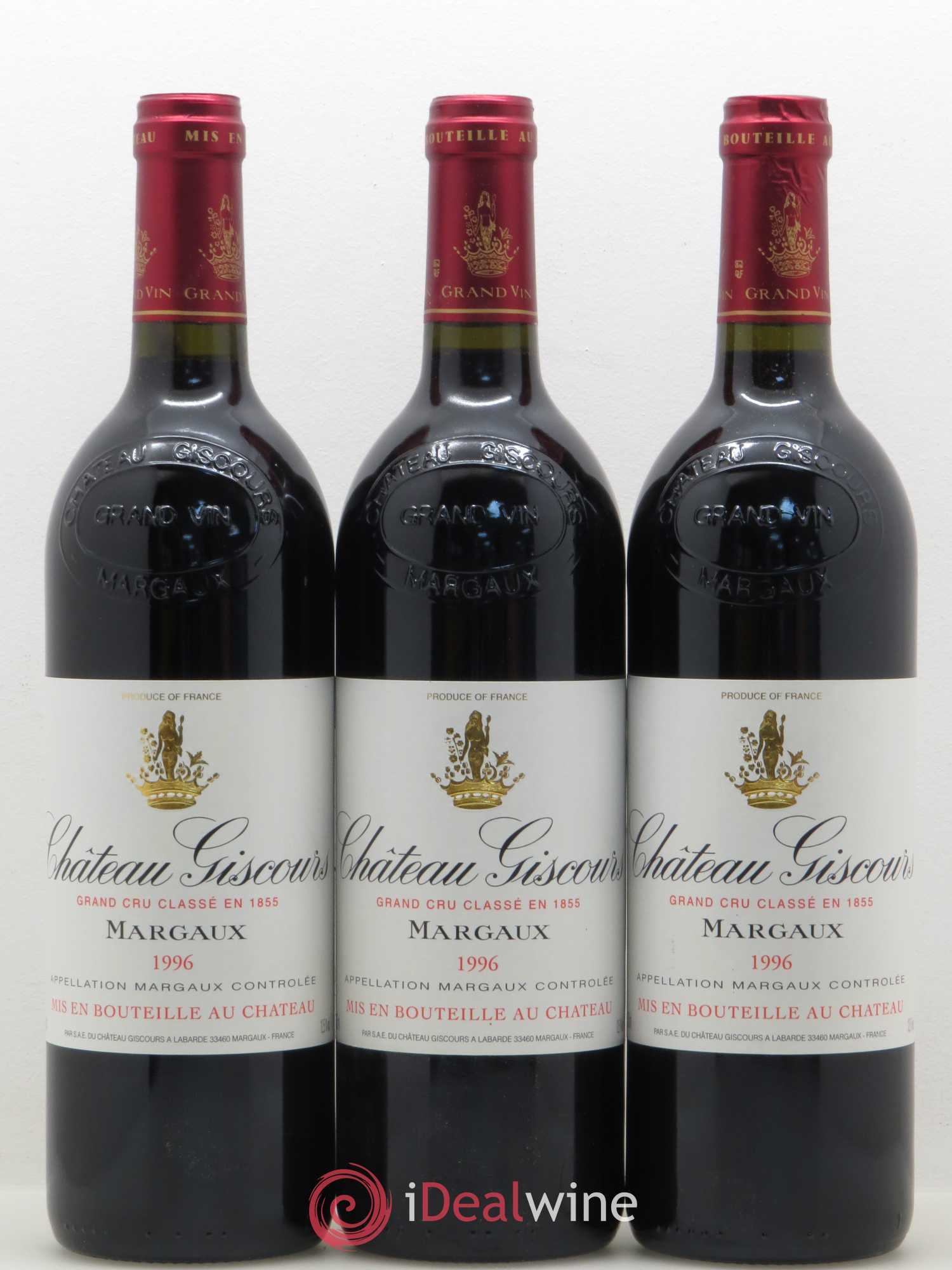 Château Giscours 3ème Grand Cru Classé (sans prix de réserve) 1996 - Lot de 12 bouteilles - 1