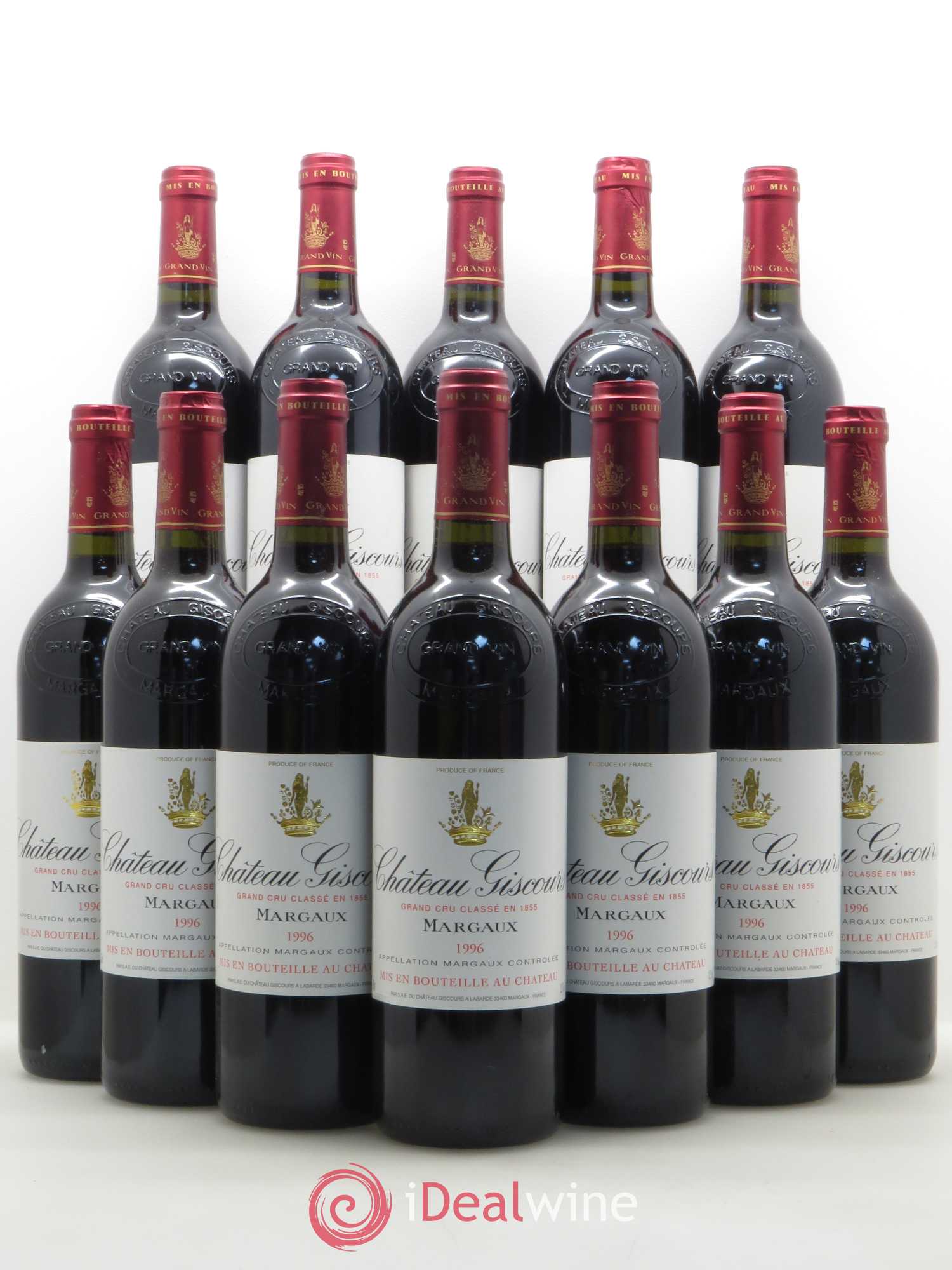 Château Giscours 3ème Grand Cru Classé (sans prix de réserve) 1996 - Lot de 12 bouteilles - 0