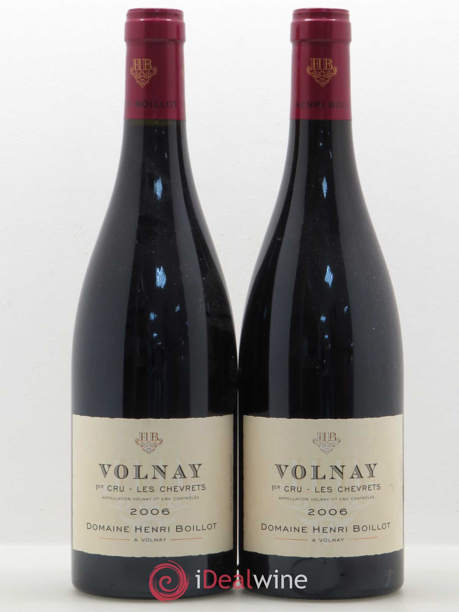 Volnay 1er Cru Les Chevrets Henri Boillot (Domaine) (sans prix de réserve) 2006 - Lot de 2 bouteilles - 0