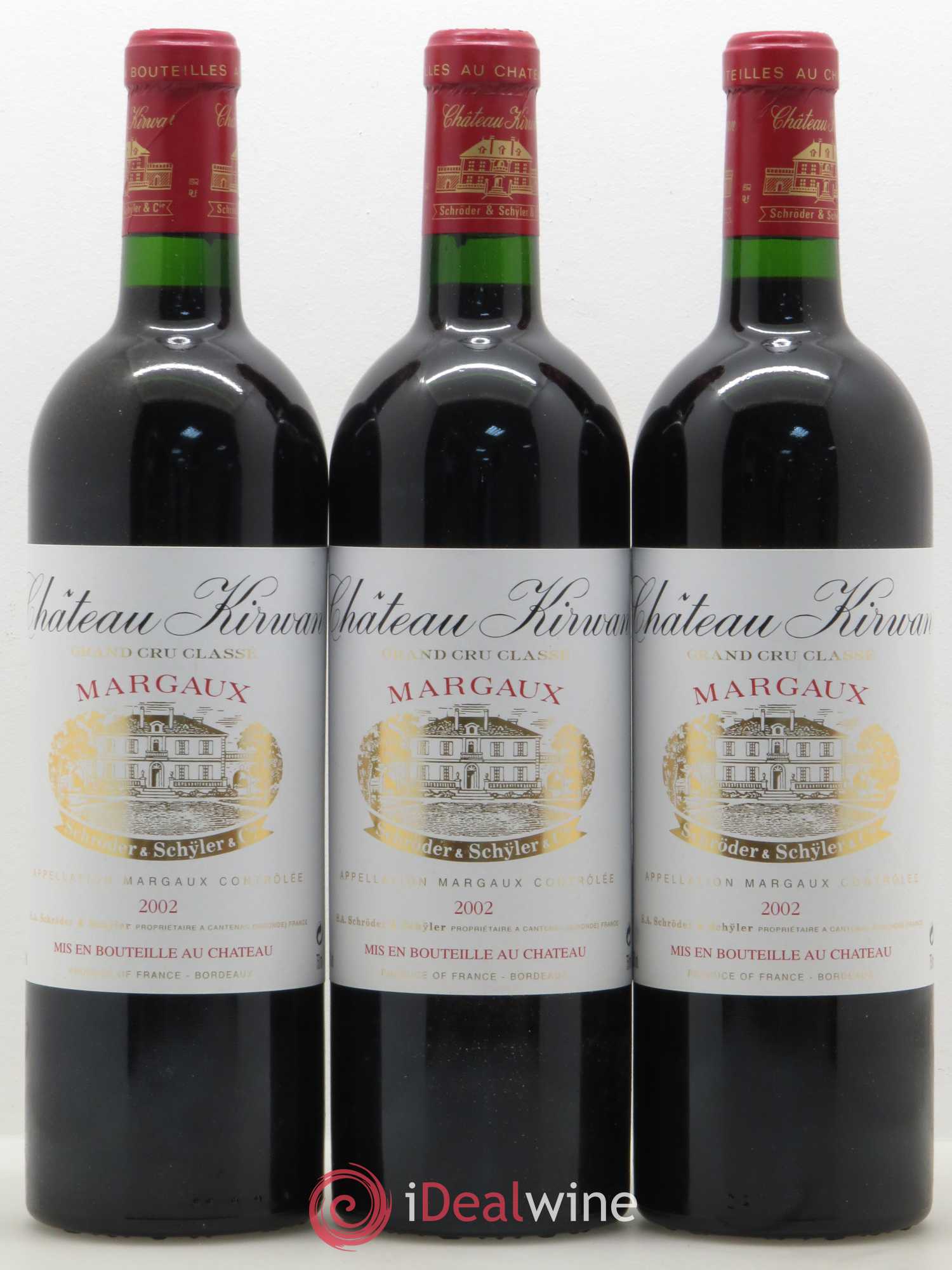 Château Kirwan 3ème Grand Cru Classé 2002 - Lot de 12 bouteilles - 1