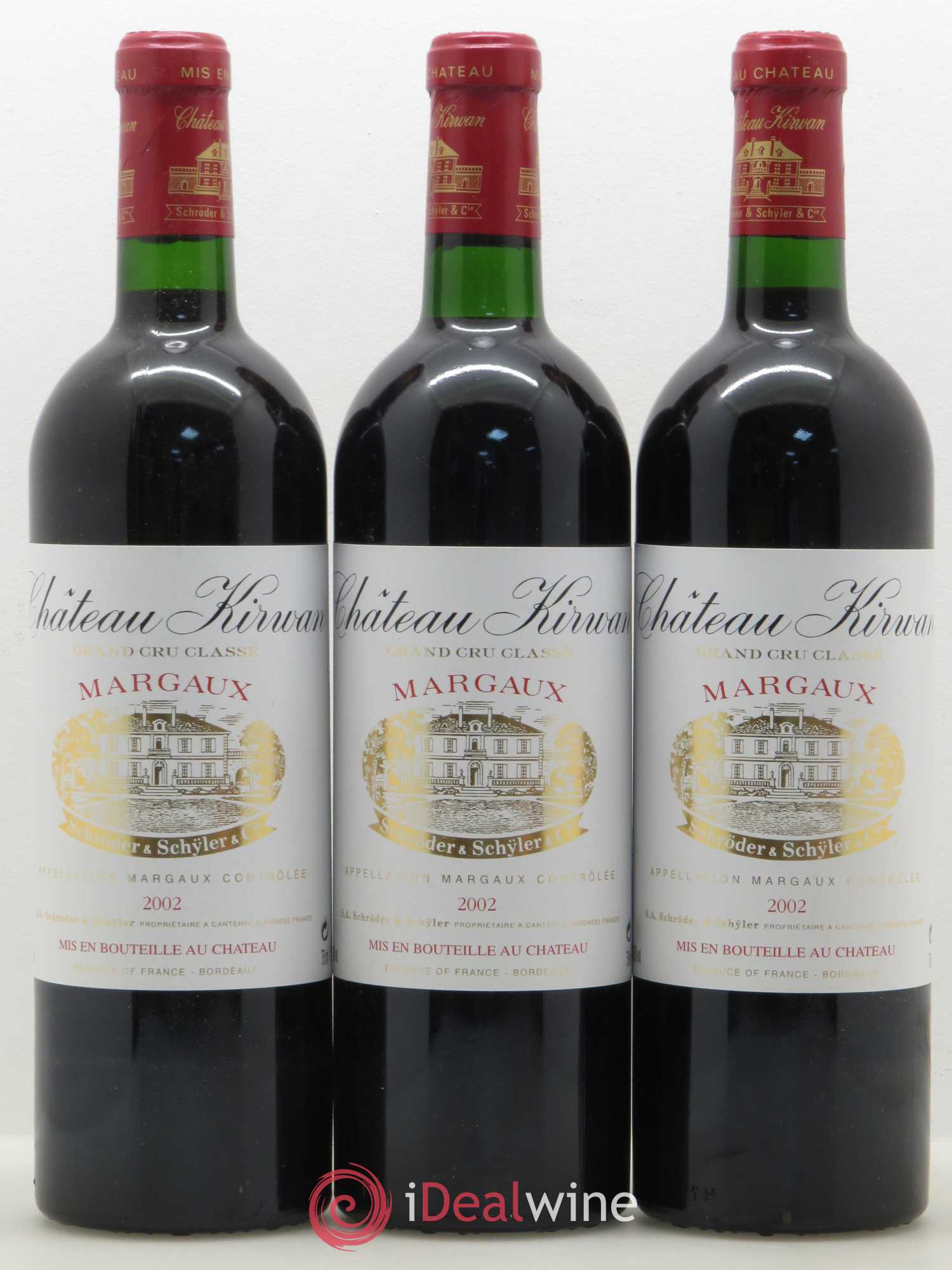 Château Kirwan 3ème Grand Cru Classé 2002 - Lot de 12 bouteilles - 3