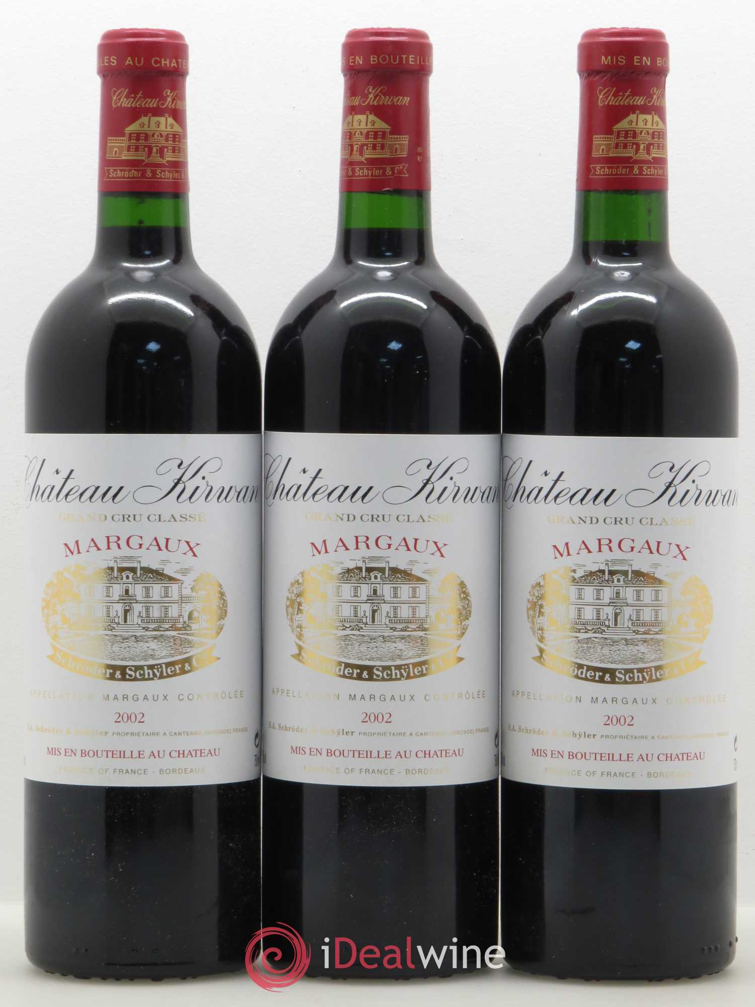 Château Kirwan 3ème Grand Cru Classé 2002 - Lot de 12 bouteilles - 4