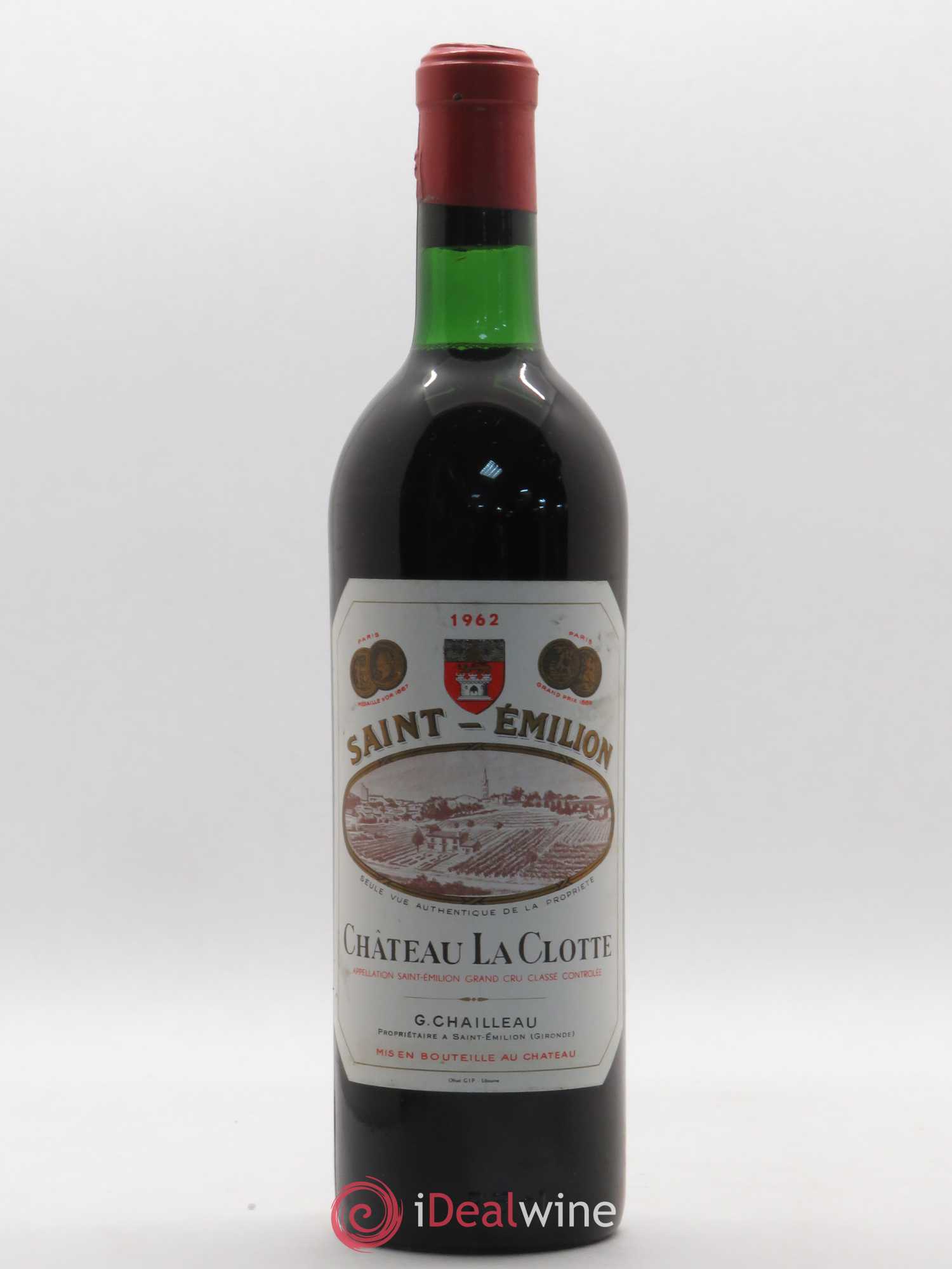 Château la Clotte 1962 - Lot de 1 bouteille - 0