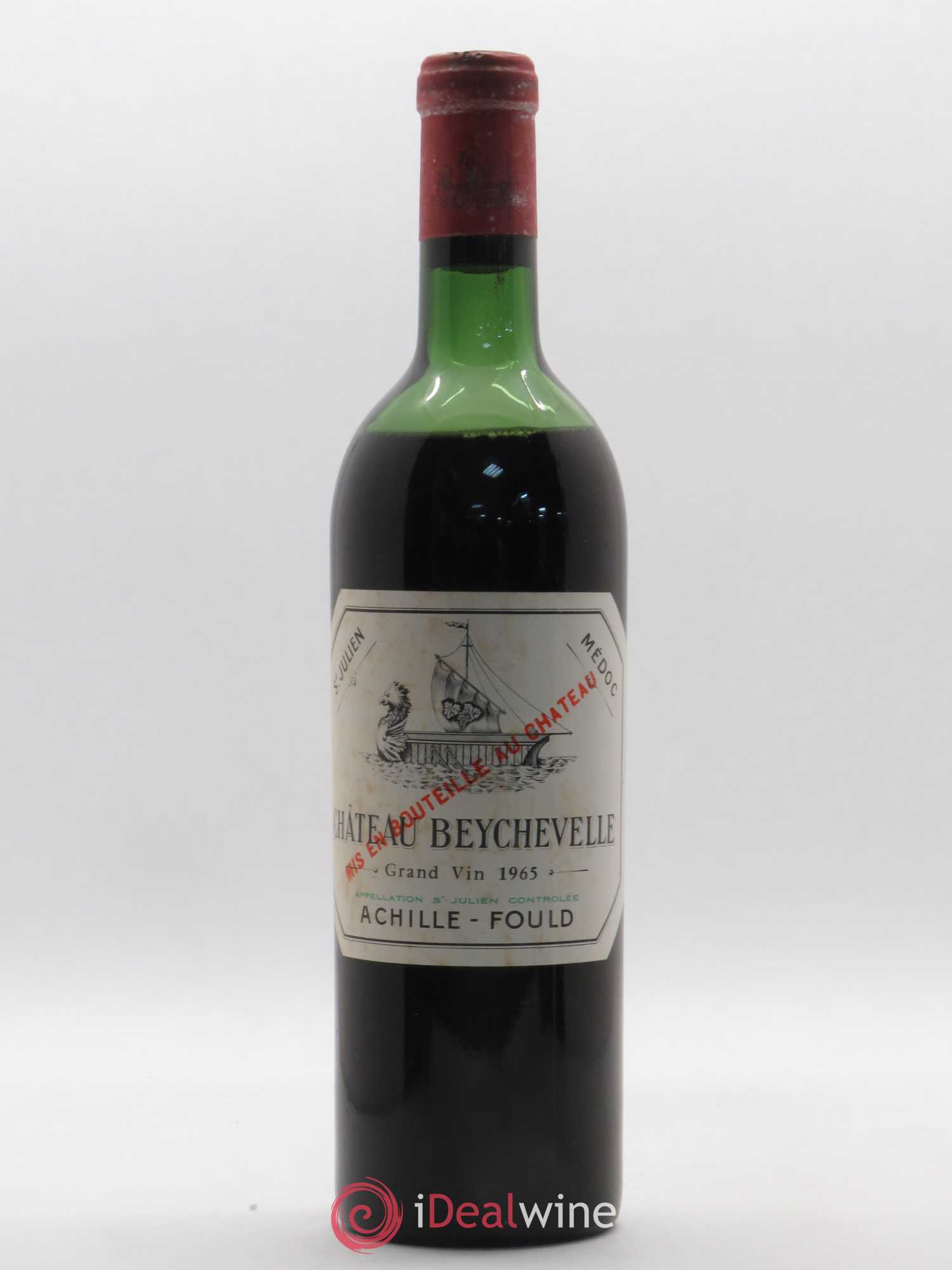 Château Beychevelle 4ème Grand Cru Classé 1965 - Lot de 1 bouteille - 0