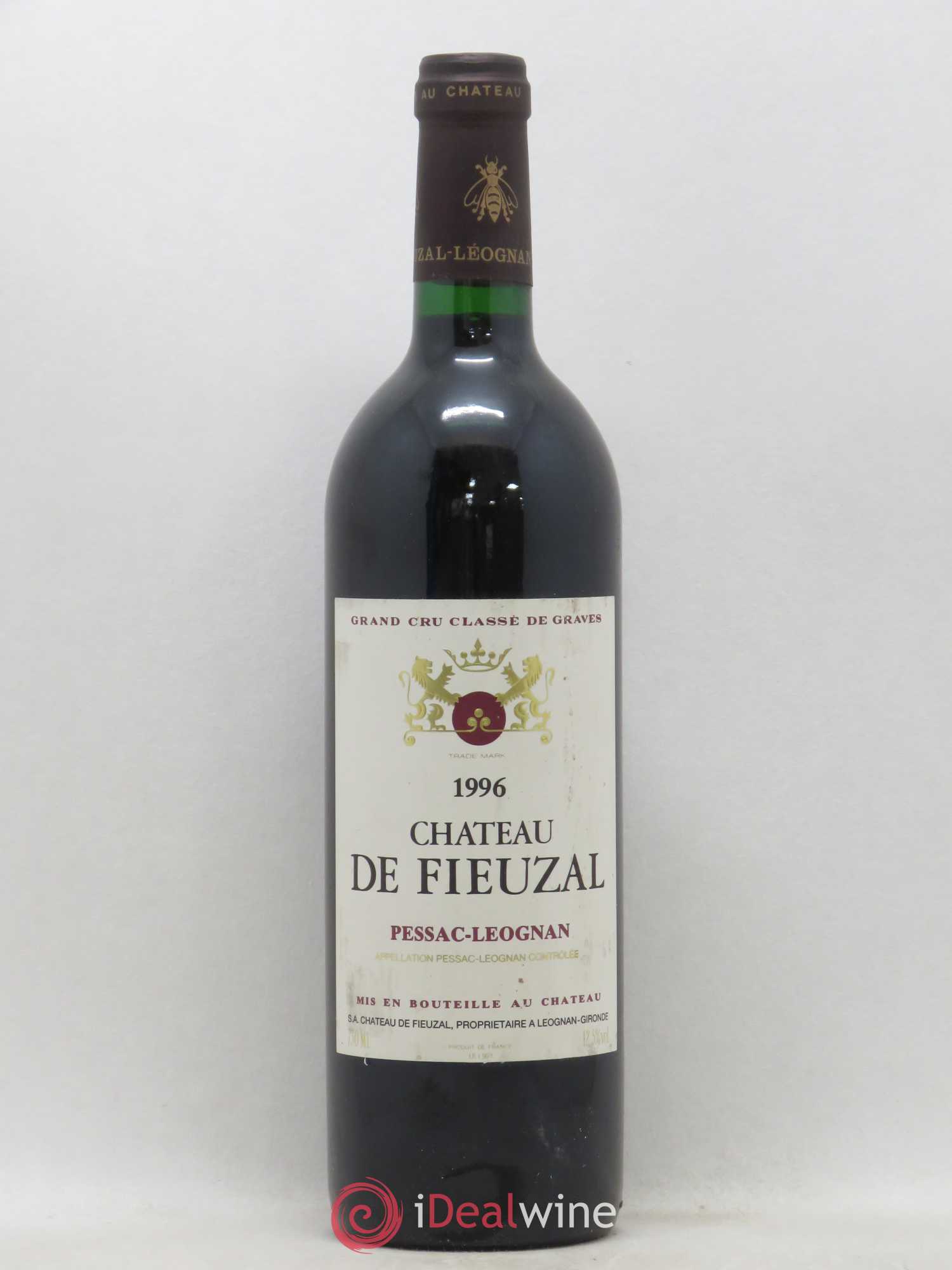 Château de Fieuzal Cru Classé de Graves (sans prix de réserve) 1996 - Lot de 1 bouteille - 0