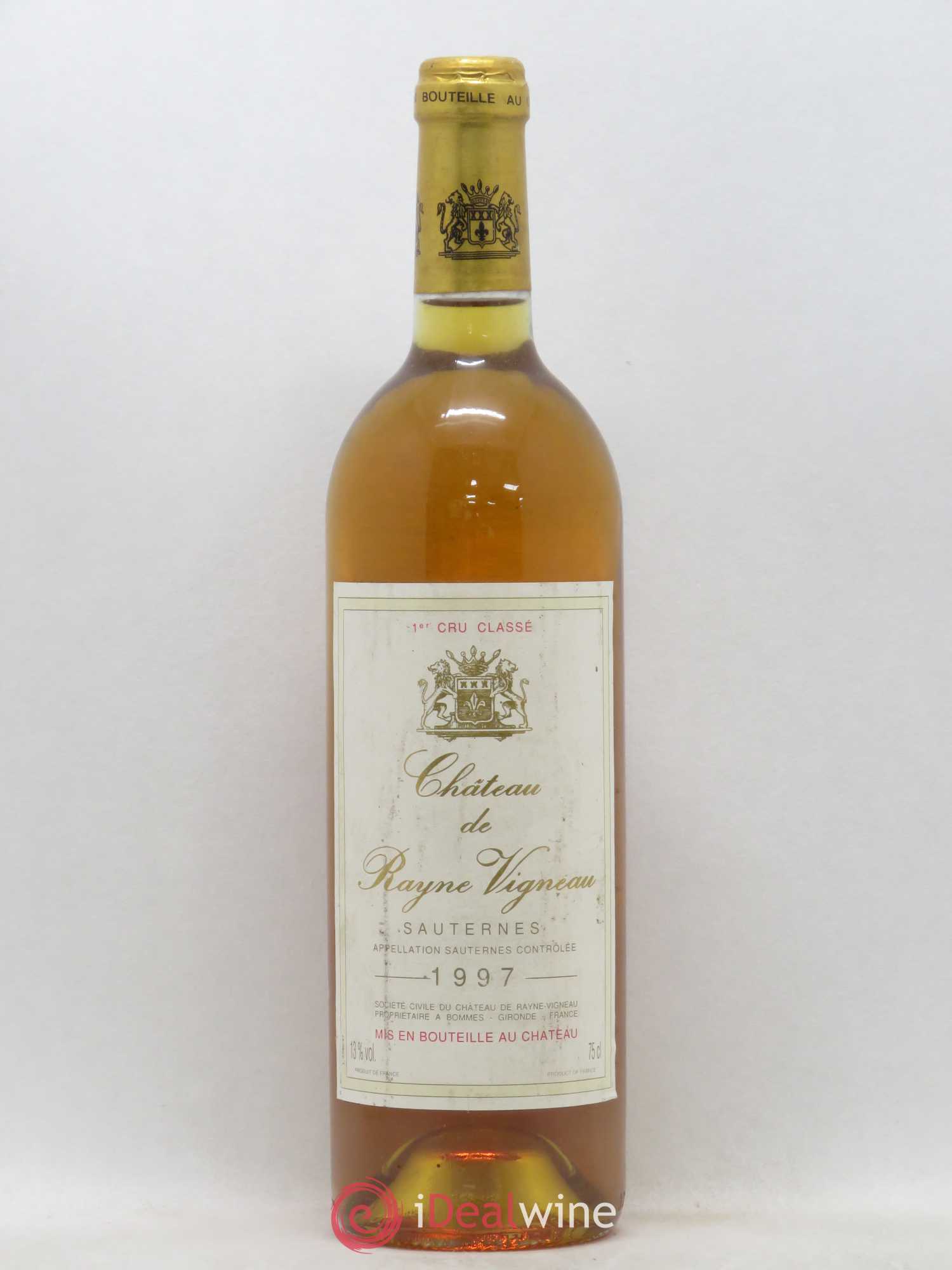 Château de Rayne Vigneau 1er Grand Cru Classé 1997 - Lot de 1 bouteille - 0