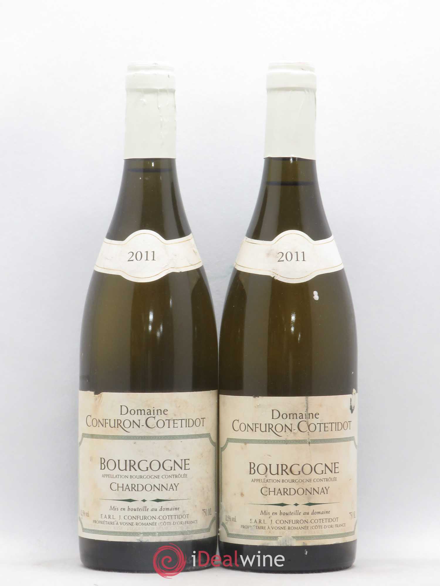 Bourgogne Chardonnay Confuron Cotetidot (sans prix de réserve) 2011 - Posten von 2 Flaschen - 0