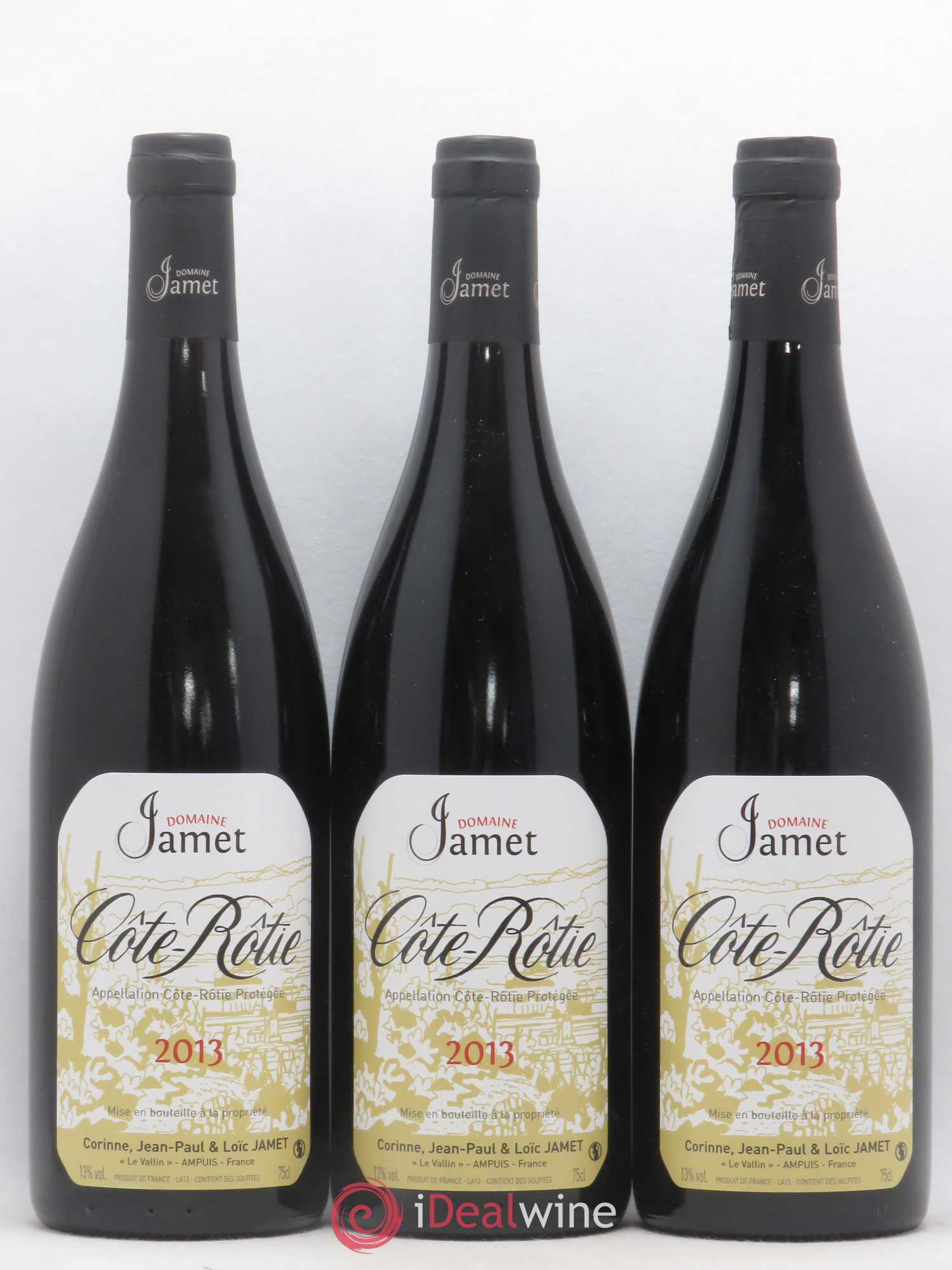 Côte-Rôtie Jamet (Domaine) 2013 - Lot de 3 bouteilles - 0