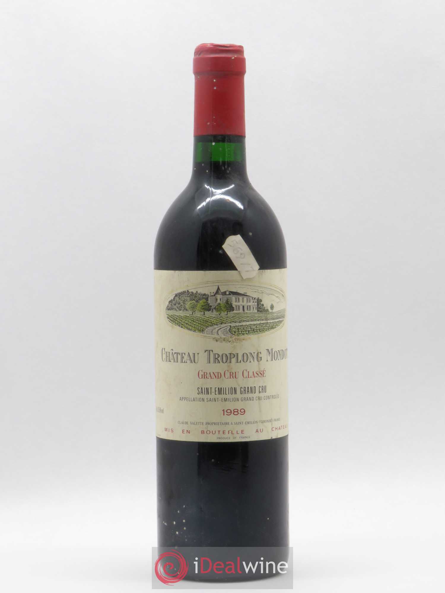 Château Troplong Mondot 1er Grand Cru Classé B 1989 - Lotto di 1 bottiglia - 0