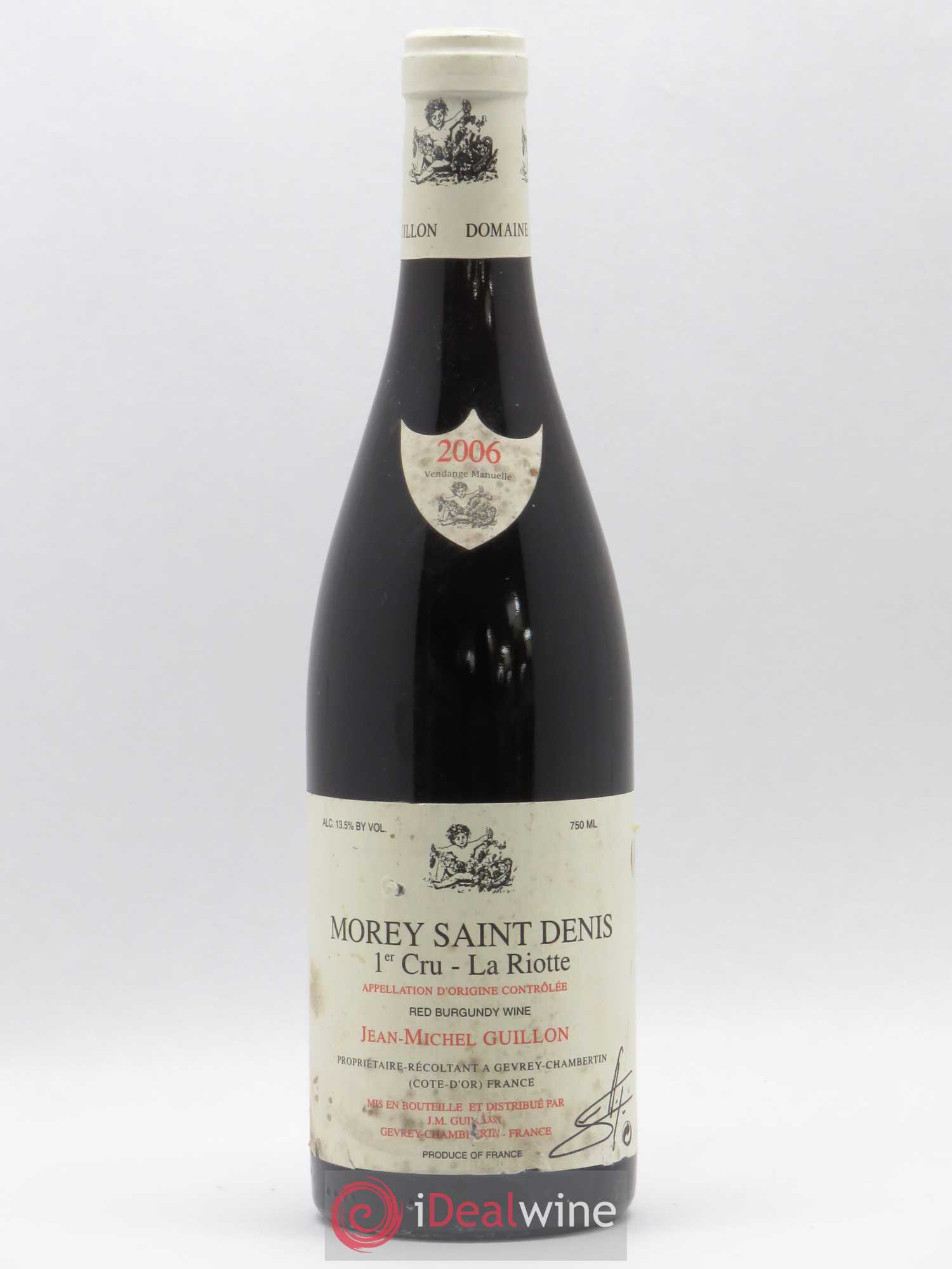 Morey-Saint-Denis 1er Cru La Riotte Domaine Guillon 2006 - Lot de 1 bouteille - 0