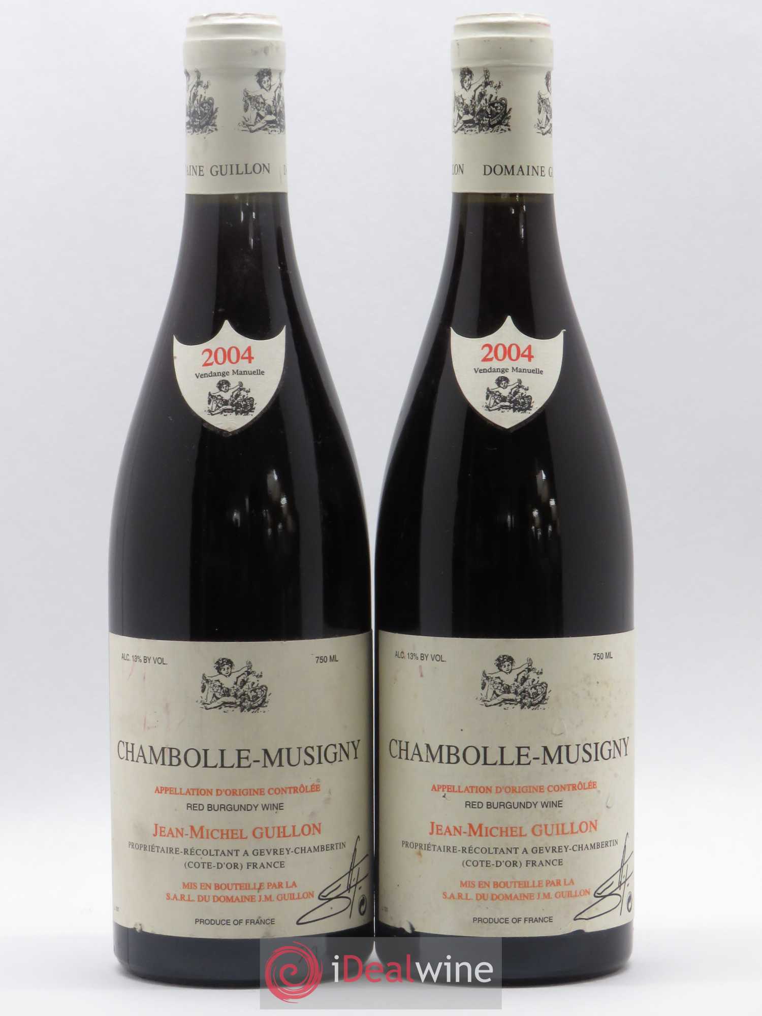 Chambolle-Musigny Domaine Guillon (sans prix de réserve) 2004 - Posten von 2 Flaschen - 0