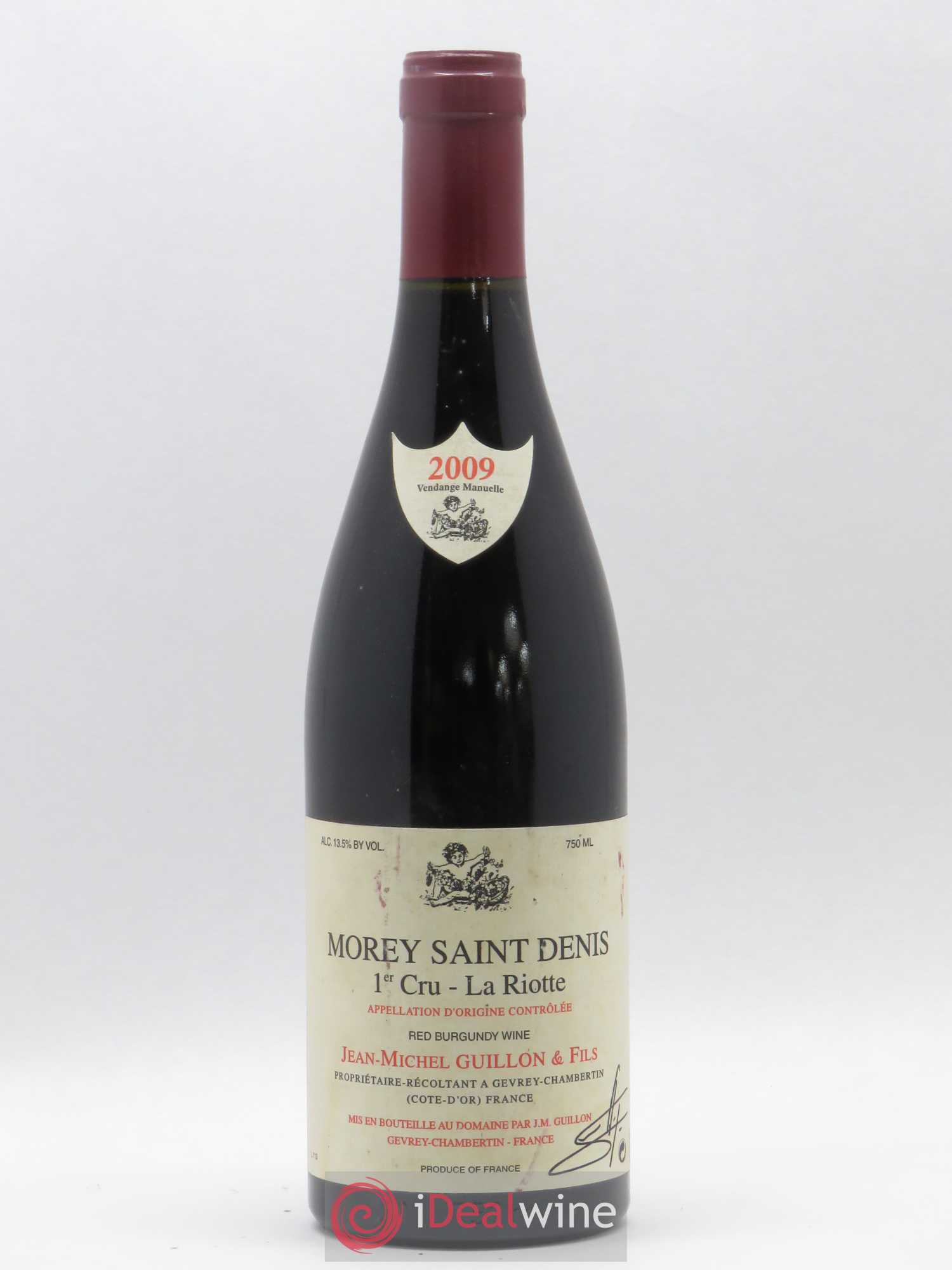 Morey-Saint-Denis 1er Cru La Riotte Domaine Guillon 2009 - Lot de 1 bouteille - 0