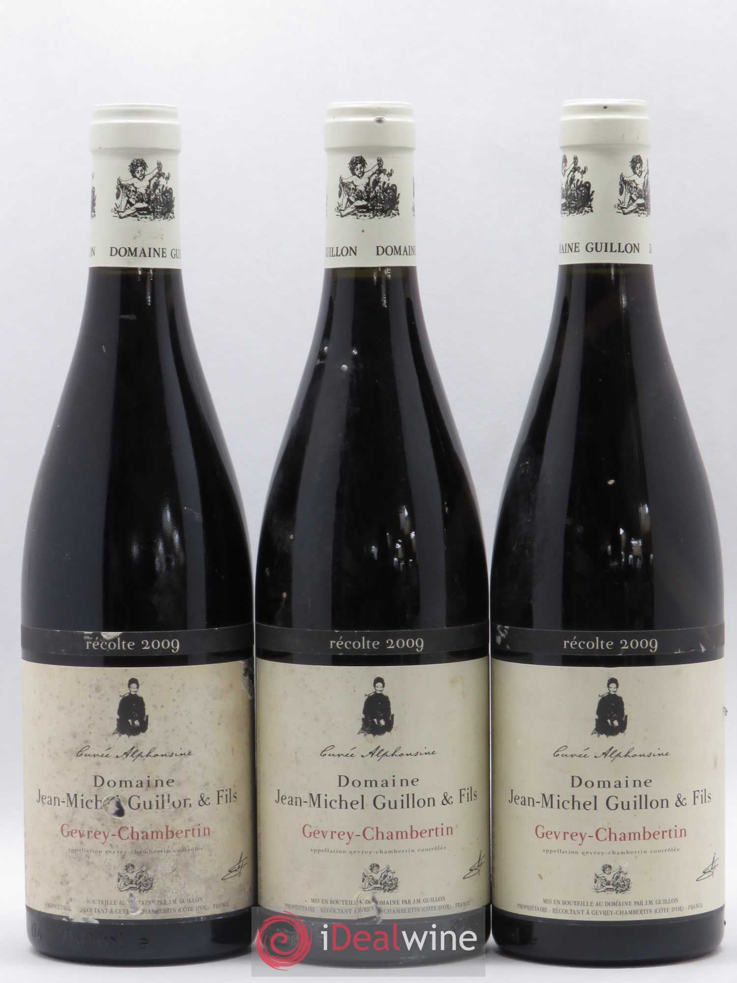 Gevrey-Chambertin Cuvée Alphonsine Domaine Guillon et fils 2009 - Posten von 3 Flaschen - 0