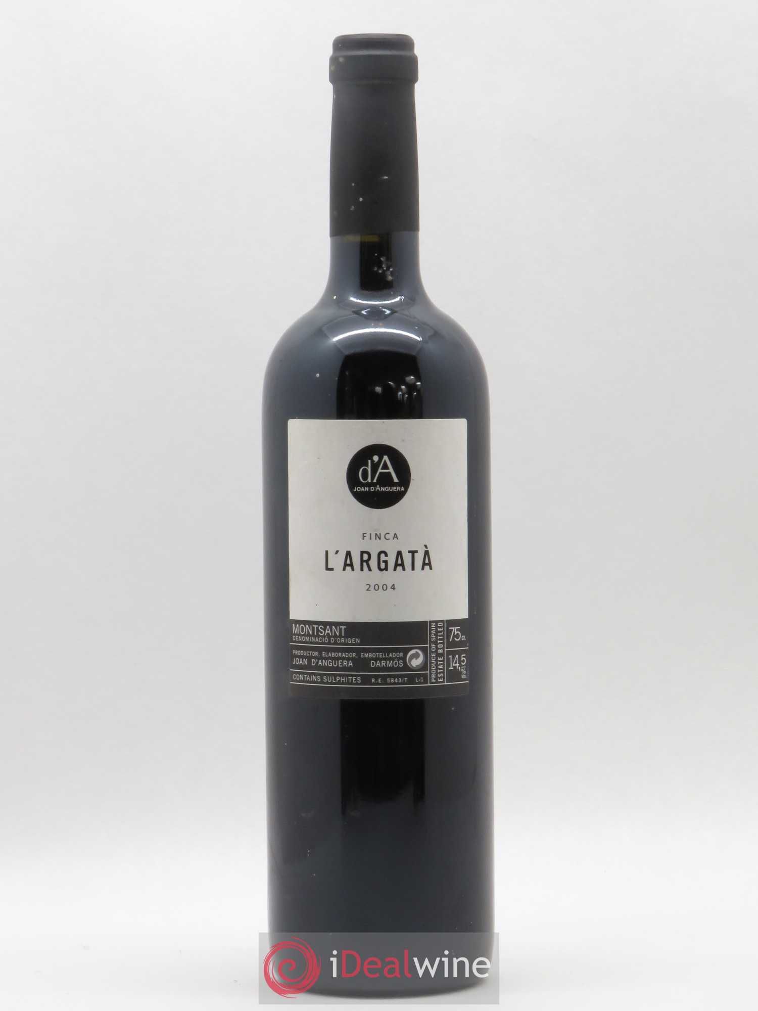 Montsant DO Finca L'Argata Joan D'Anguera 2004 - Posten von 1 Flasche - 0