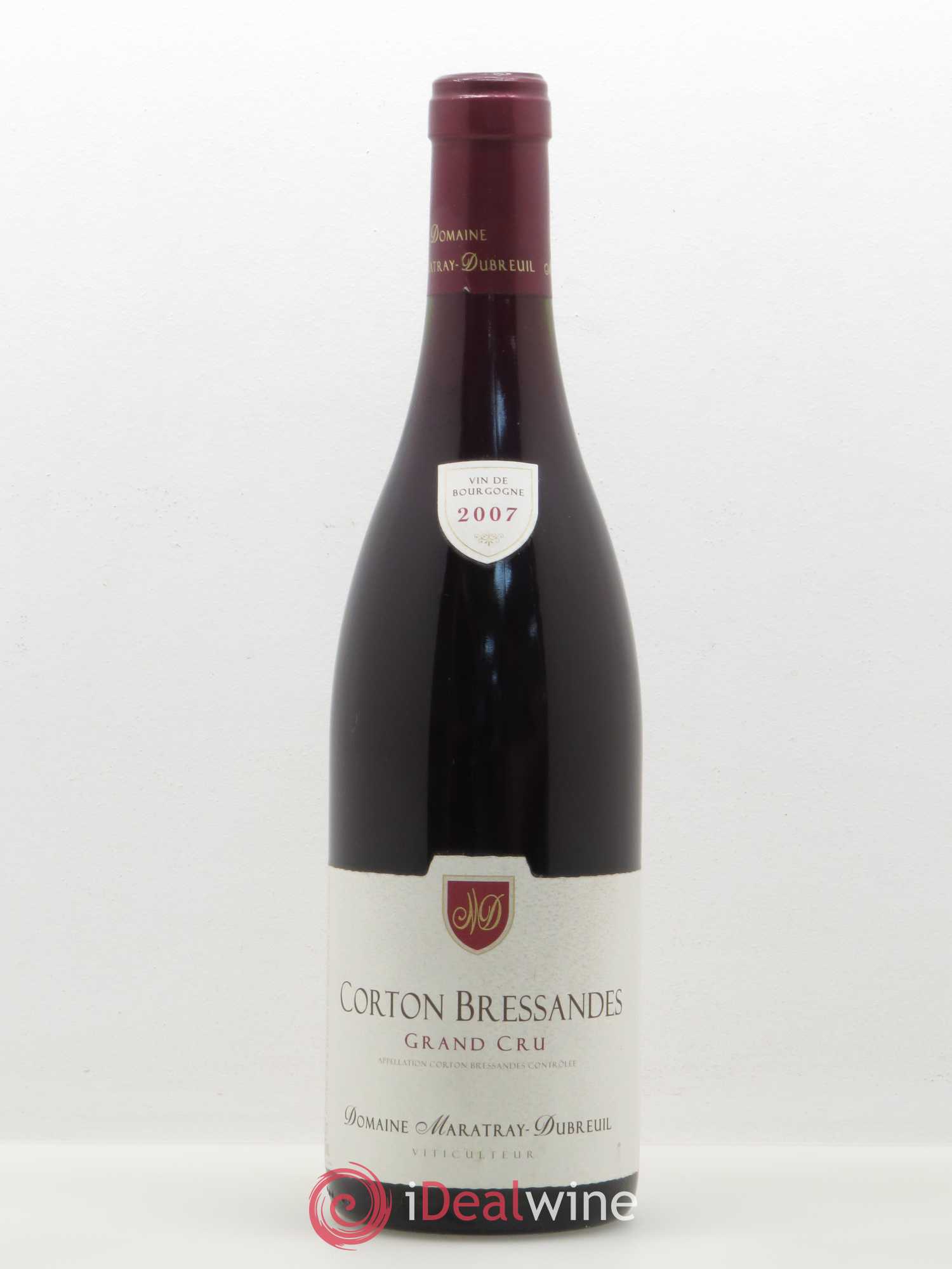 Corton Grand Cru Les Bressandes Maratray Dubreuil 2007 - Posten von 1 Flasche - 0