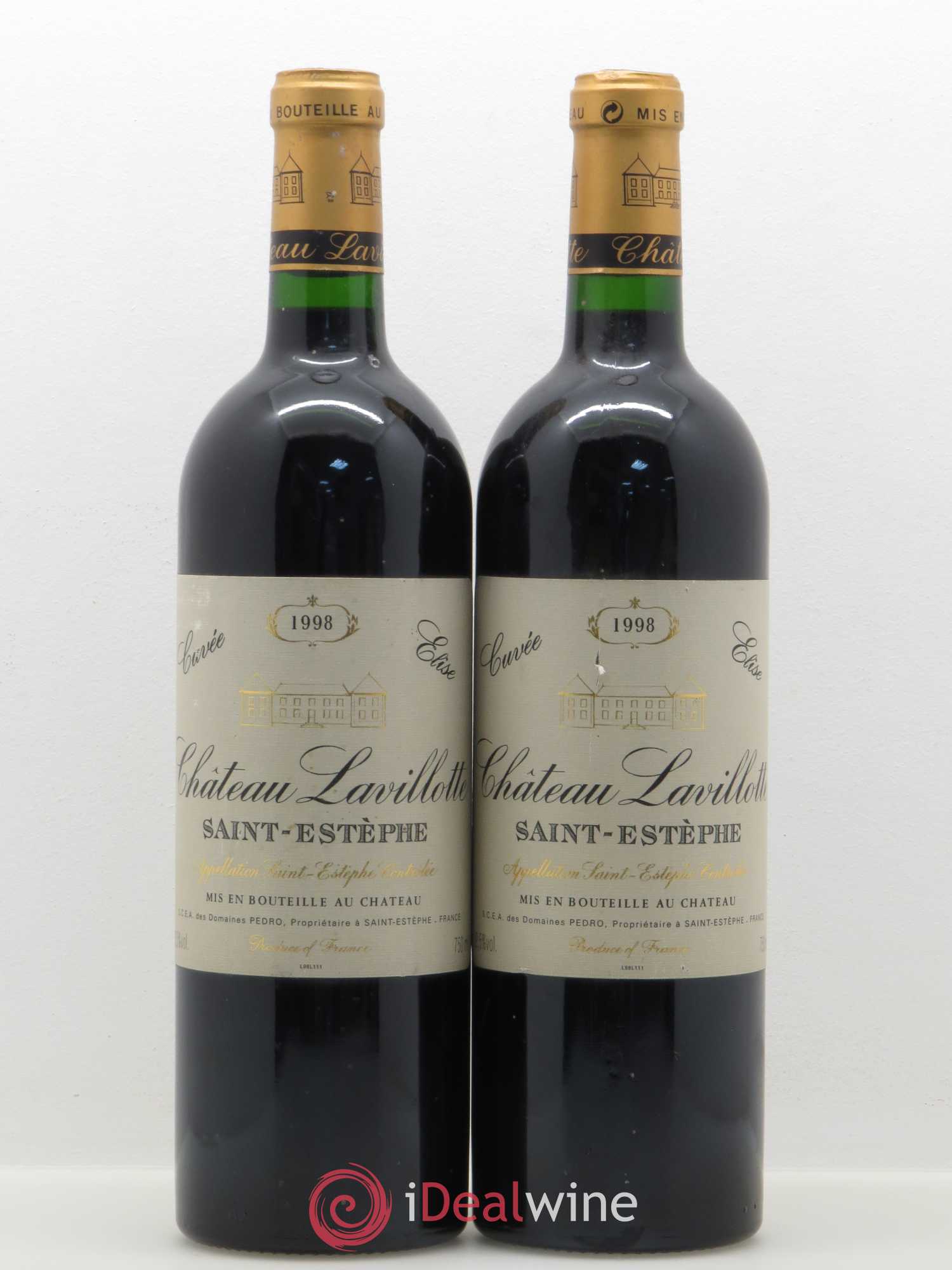 Saint-Estèphe Château Lavillotte (sans prix de réserve) 1998 - Posten von 5 Flaschen - 2