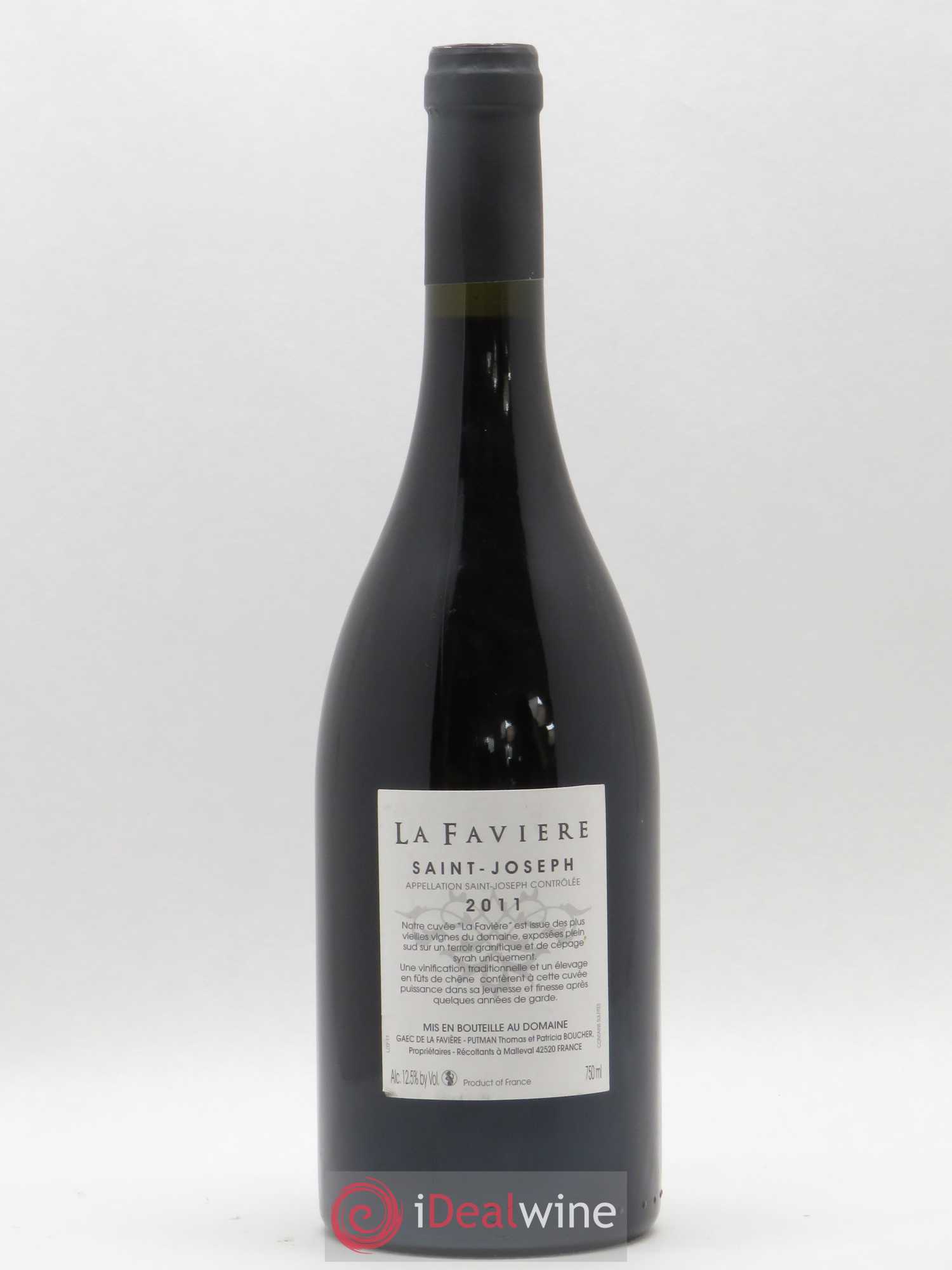 Saint-Joseph La Faviere 2011 - Lot de 1 bouteille - 1
