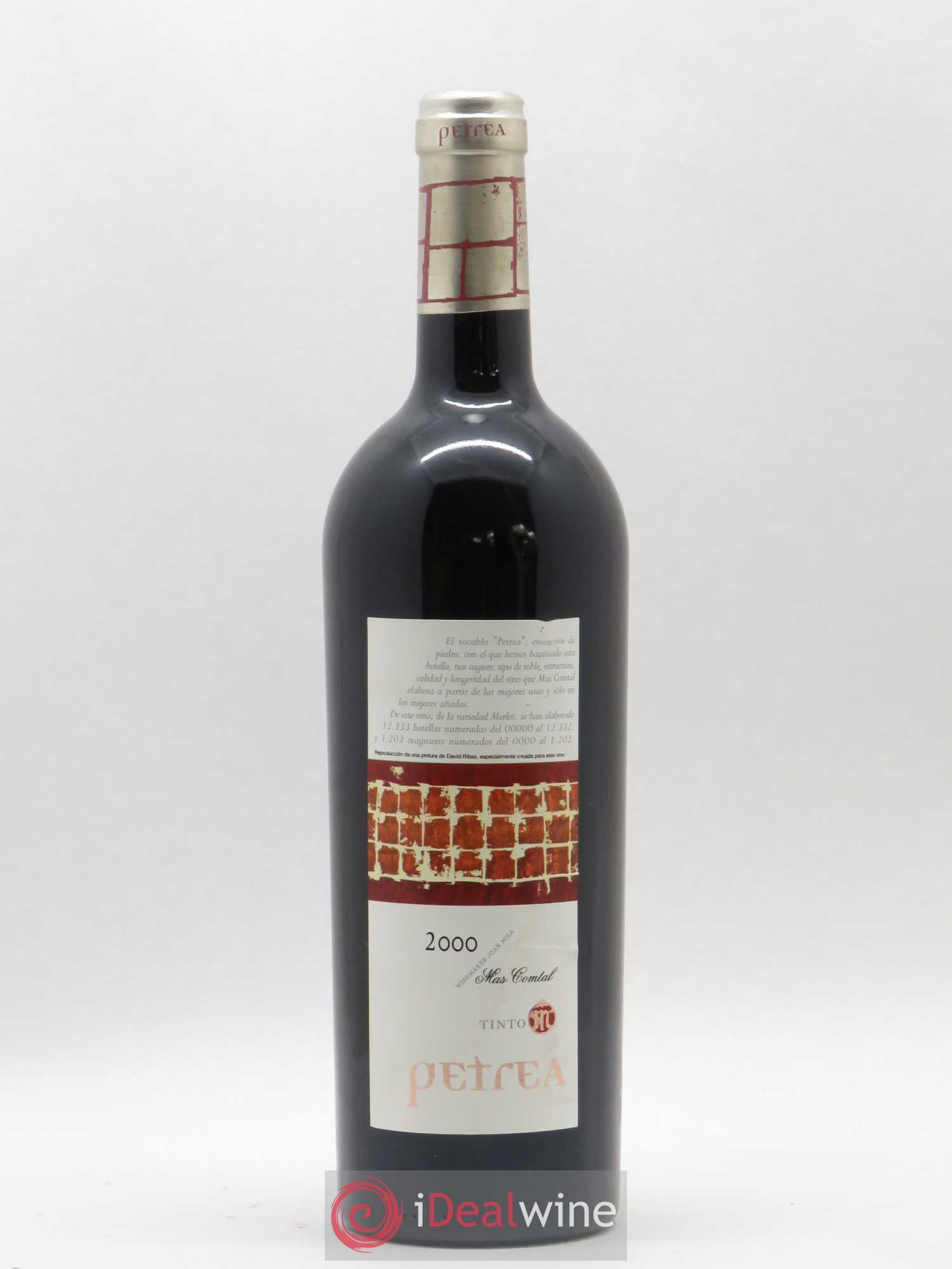 Penedes Tinto Mas Comtal Petrea (sans prix de réserve) 2000 - Posten von 1 Flasche - 0