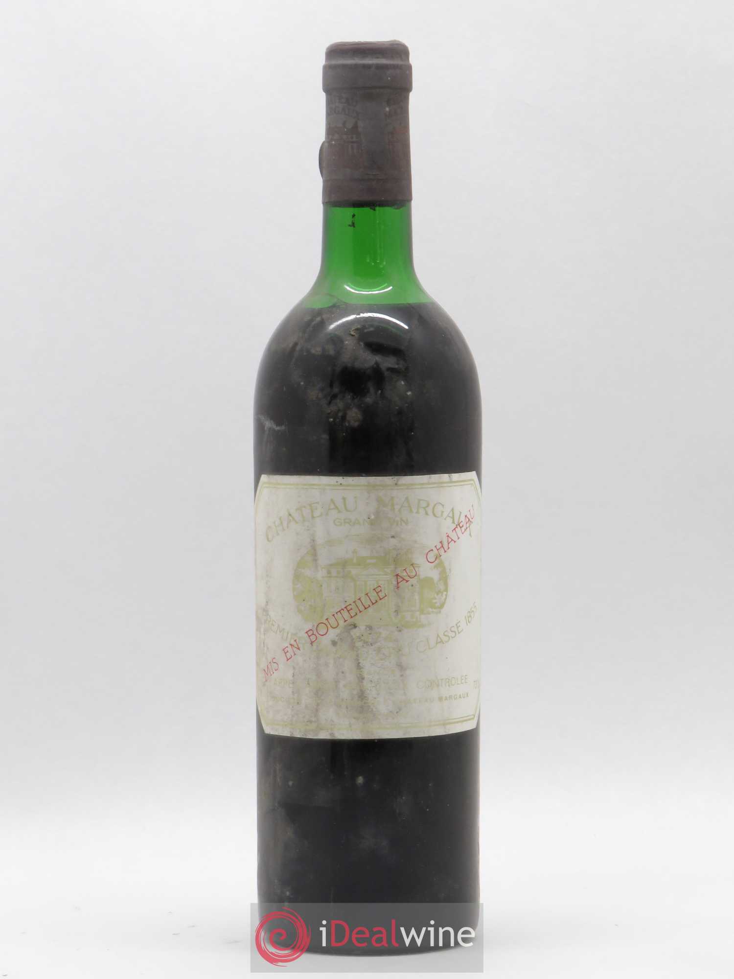 Château Margaux 1er Grand Cru Classé (sans prix de réserve) 1974 - Lot de 1 bouteille - 0
