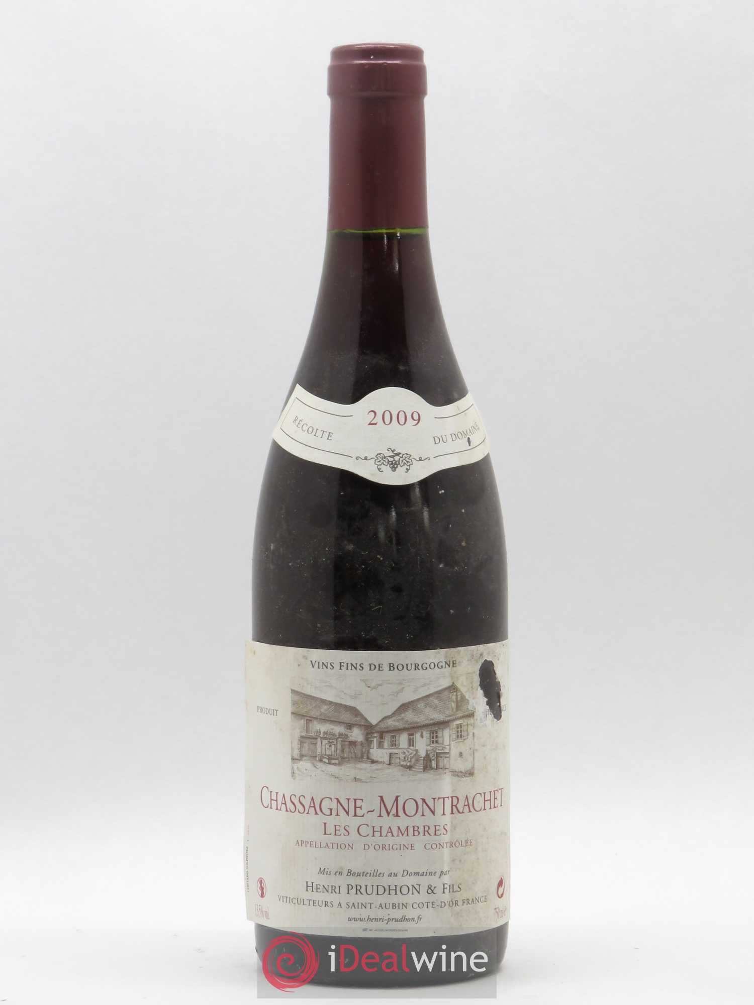 Chassagne-Montrachet Les Chambres Domaine Prudhon et Fils 2009 - Posten von 1 Flasche - 0