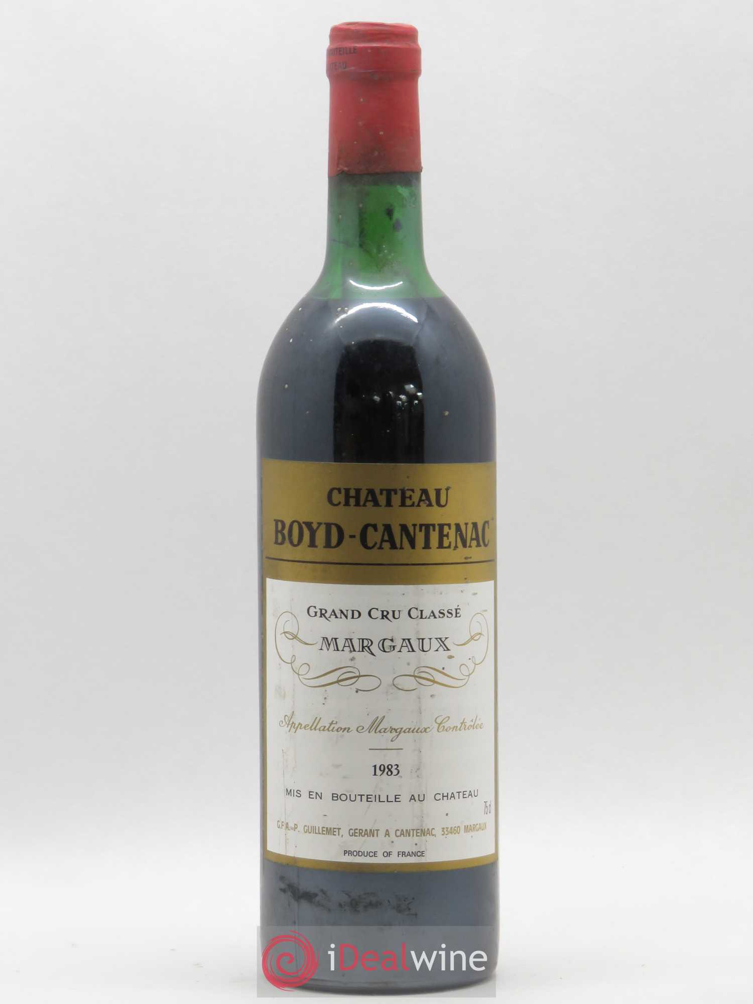 Château Boyd Cantenac 3ème Grand Cru Classé 1983 - Lot de 1 bouteille - 0