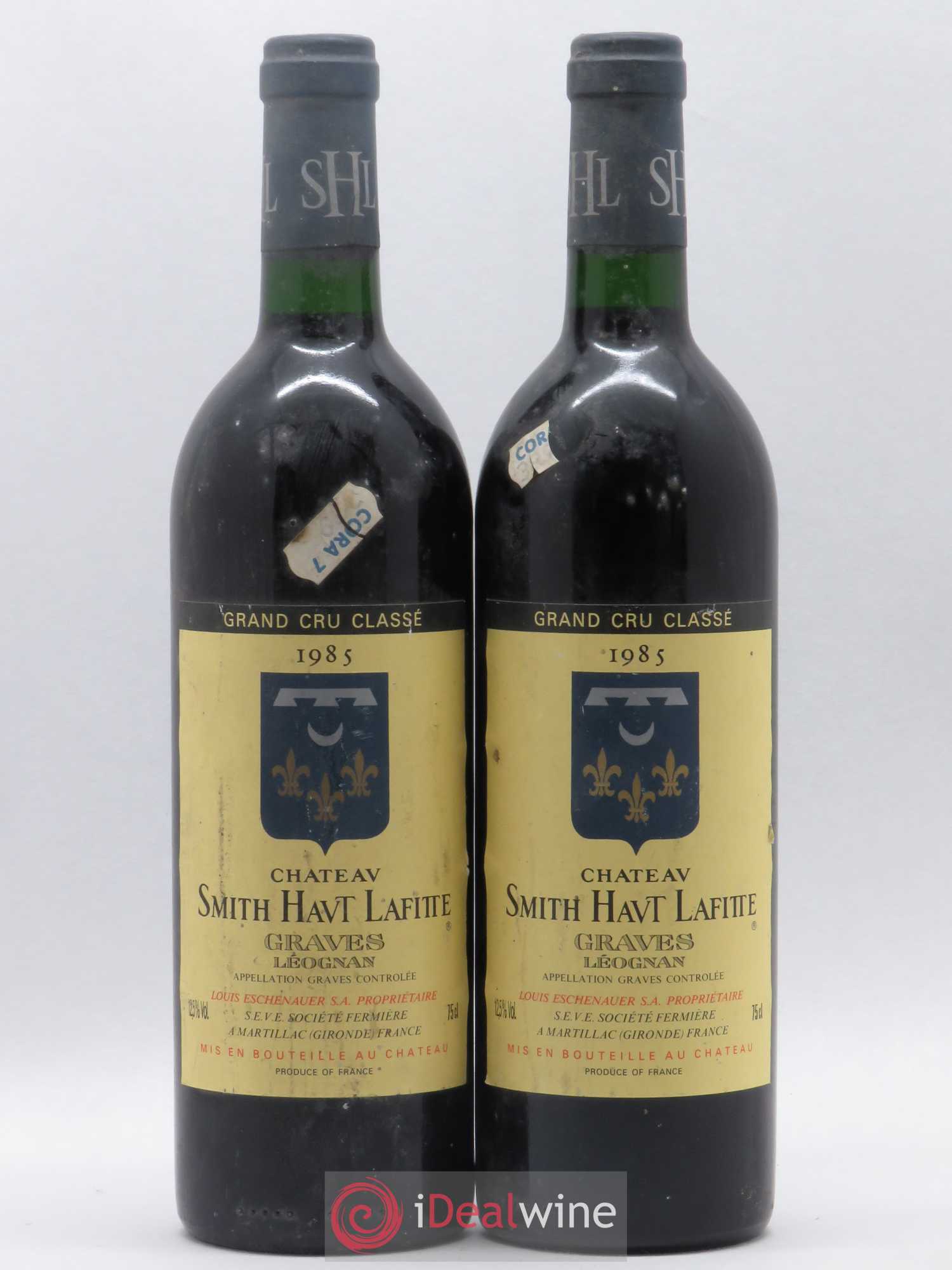 Château Smith Haut Lafitte Cru Classé de Graves 1985 - Lot de 2 bouteilles - 0