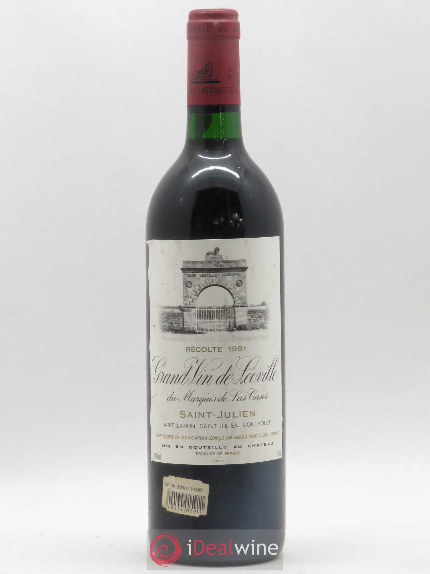 Château Léoville Las Cases 2ème Grand Cru Classé 1991 - Lotto di 1 bottiglia - 0