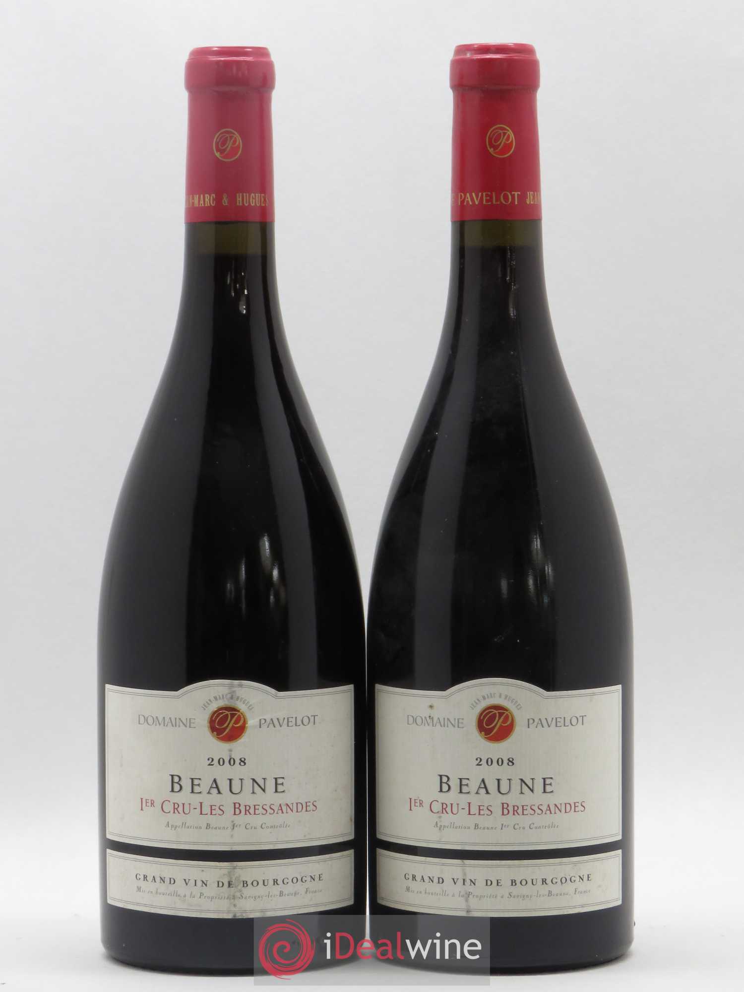 Beaune 1er Cru Les Bressandes Domaine Pavelot (sans prix de réserve) 2008 - Posten von 2 Flaschen - 0