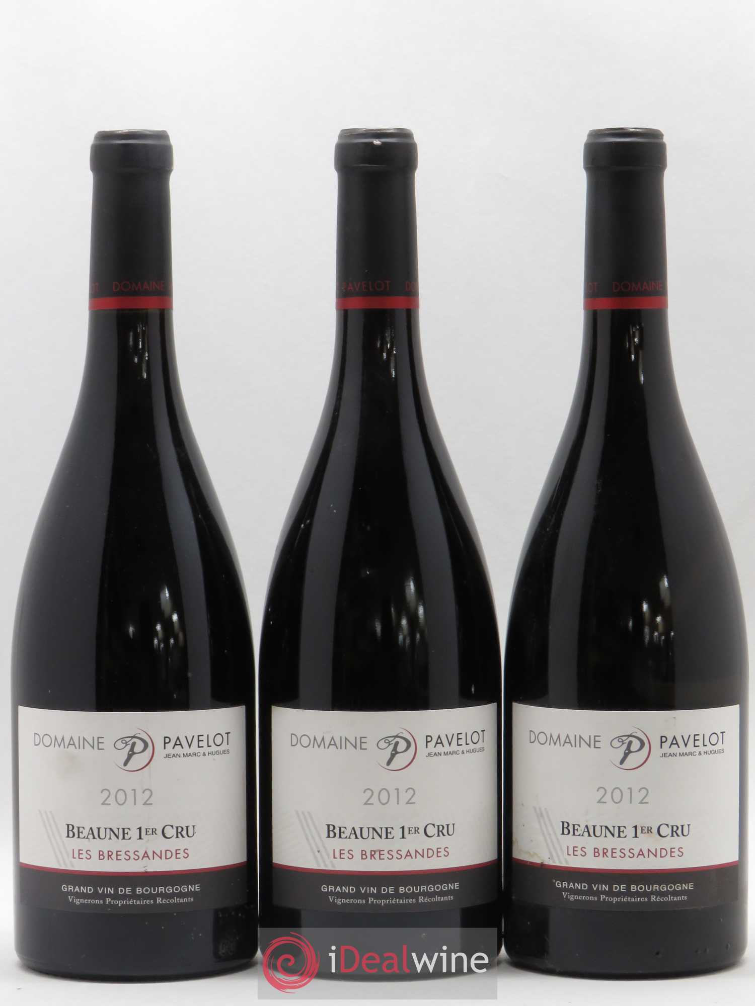 Beaune 1er Cru Les Bressandes Domaine Pavelot (sans prix de réserve) 2012 - Posten von 3 Flaschen - 0