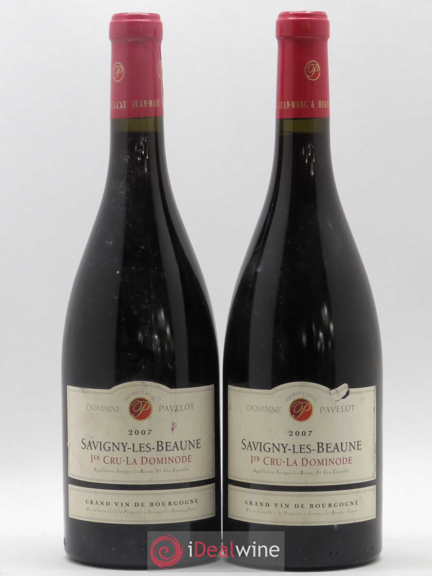 Savigny-lès-Beaune 1er Cru La Dominode Domaine Pavelot (sans prix de réserve) 2007 - Posten von 2 Flaschen - 0