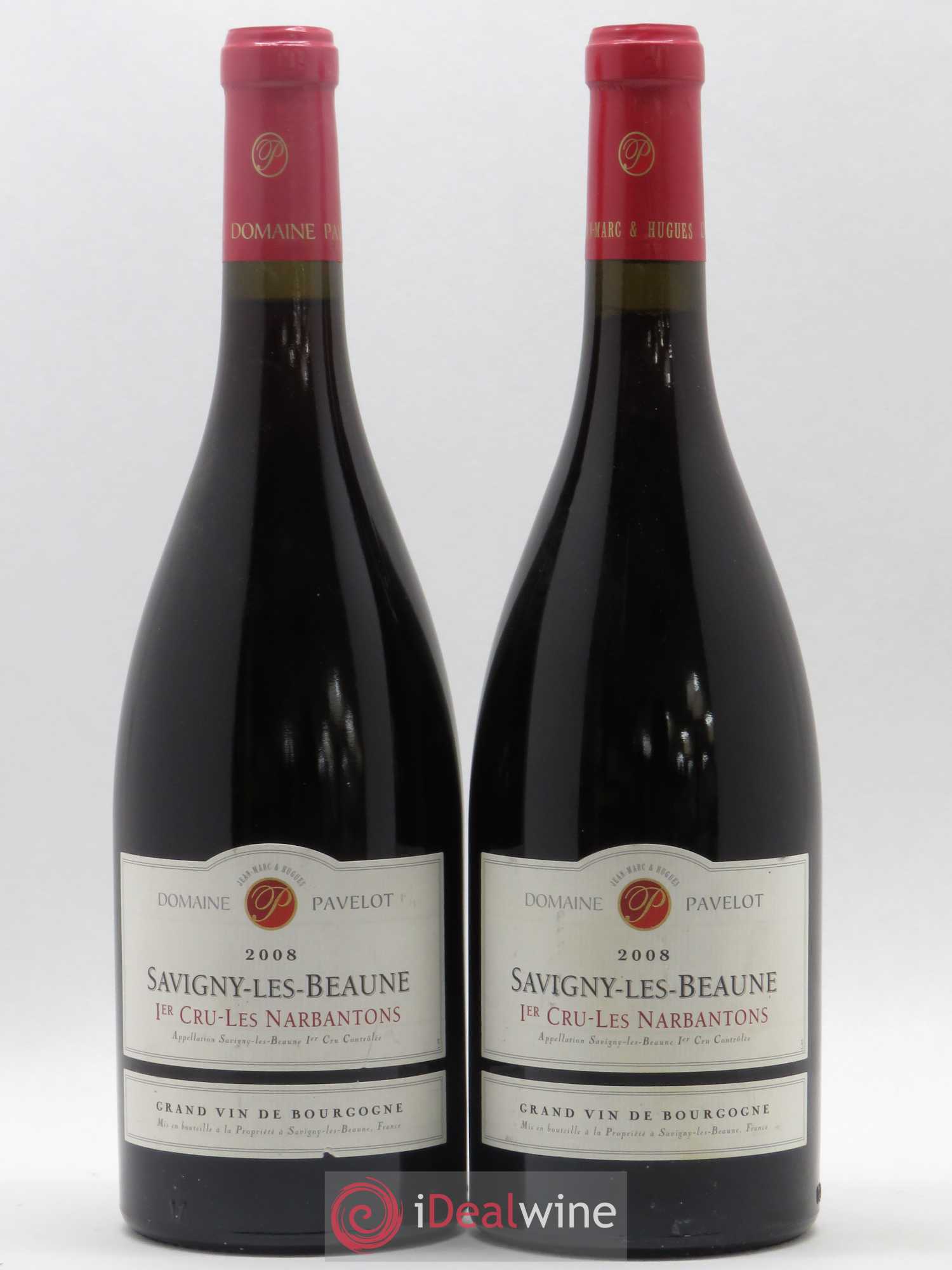 Savigny-lès-Beaune 1er Cru Les Narbantons Domaine Pavelot 2008 - Posten von 2 Flaschen - 0